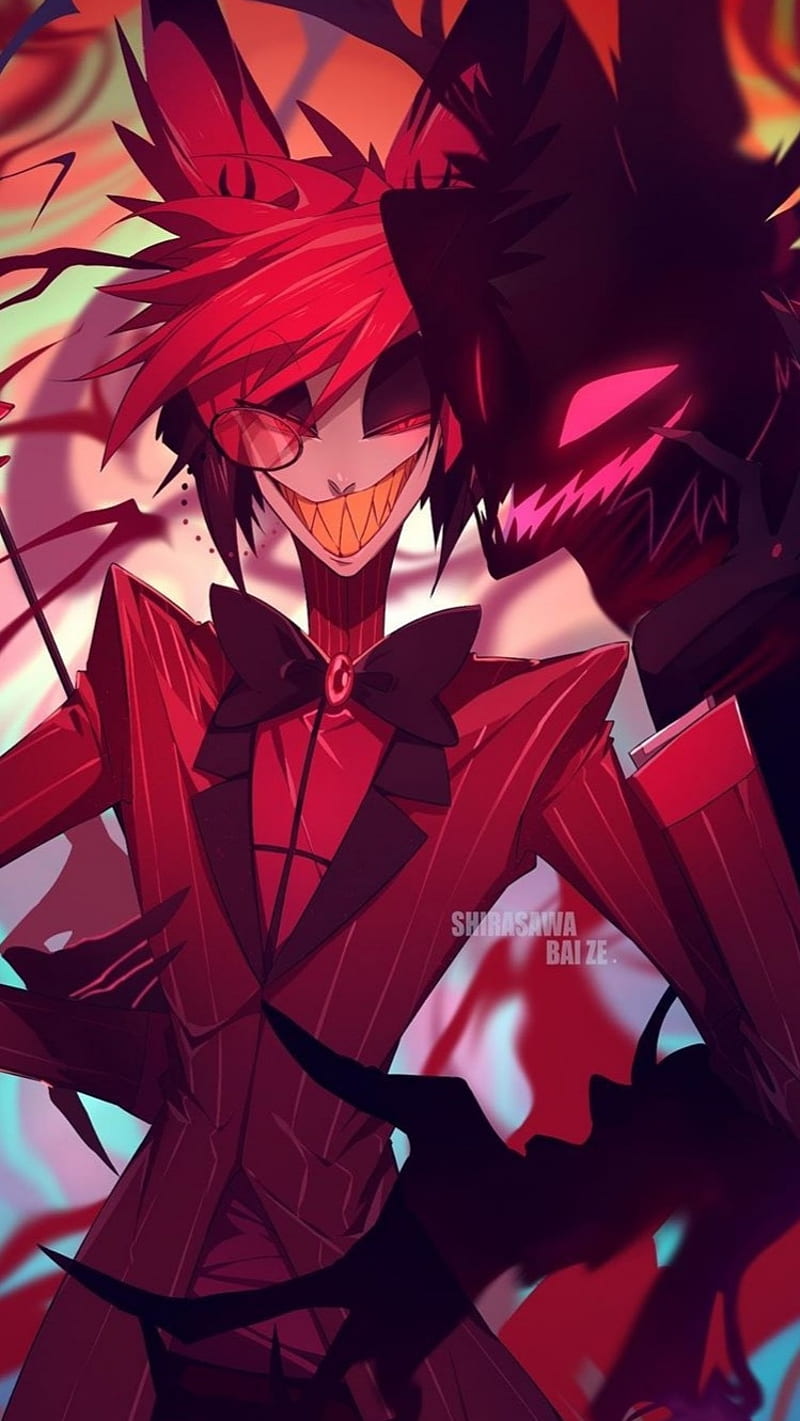 800x1421 Alastor, hotelhazbin, radio demon, HD phone wallpaper