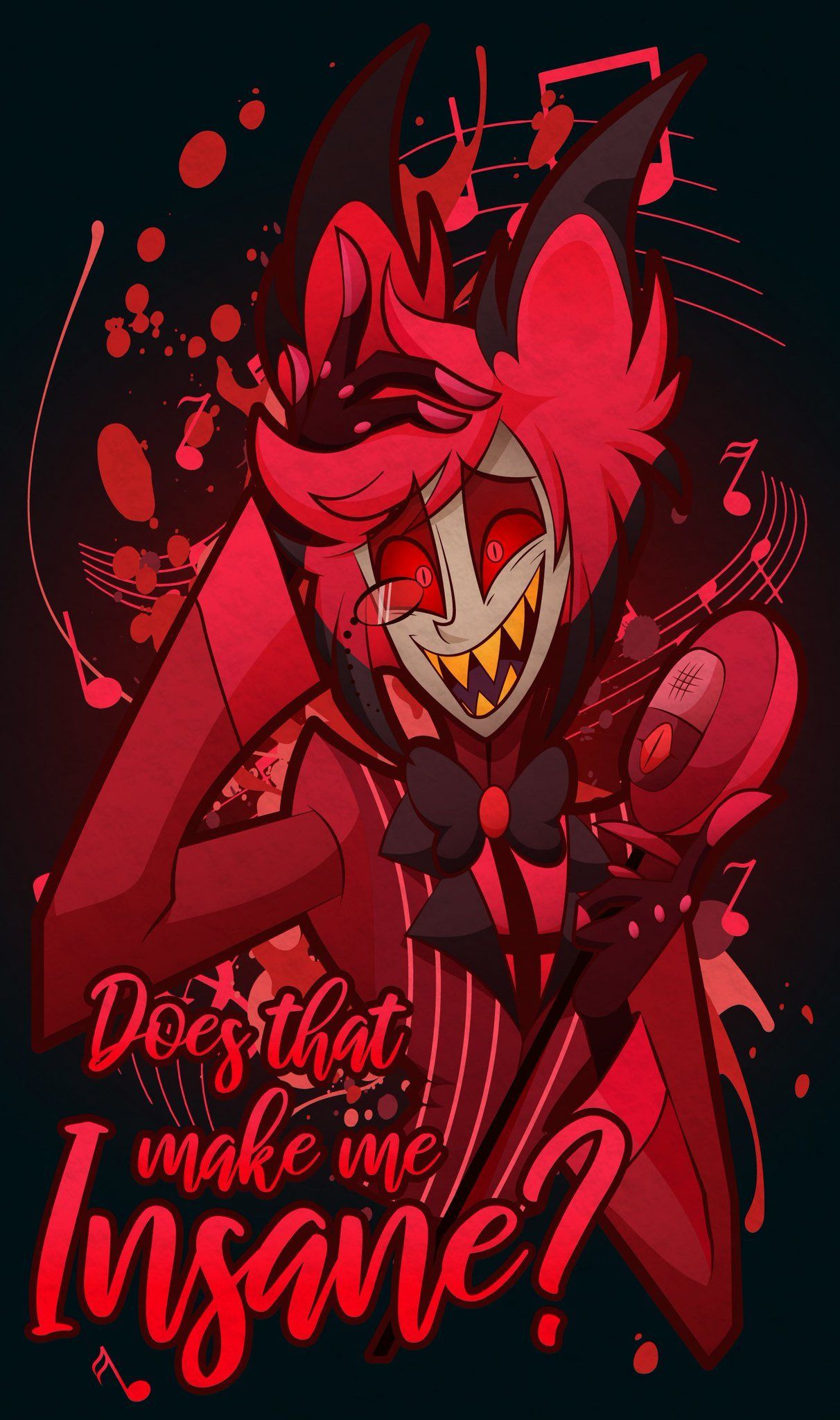 1212x2048 Alastor Radio Demon ideas. hotel art, alastor hazbin hotel, vivziepop hazbin hotel
