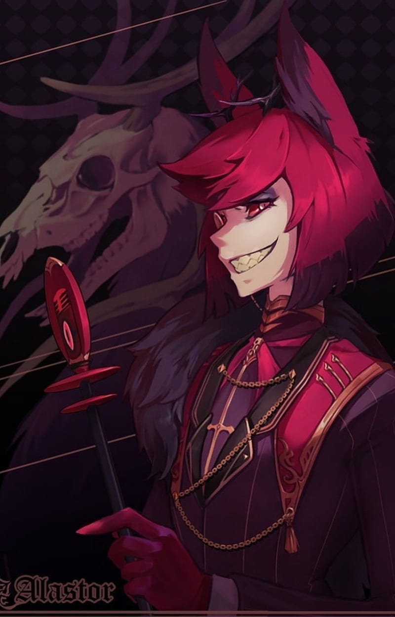 800x1248 Alastor, hotel hazbin, radio demon, HD phone wallpaper