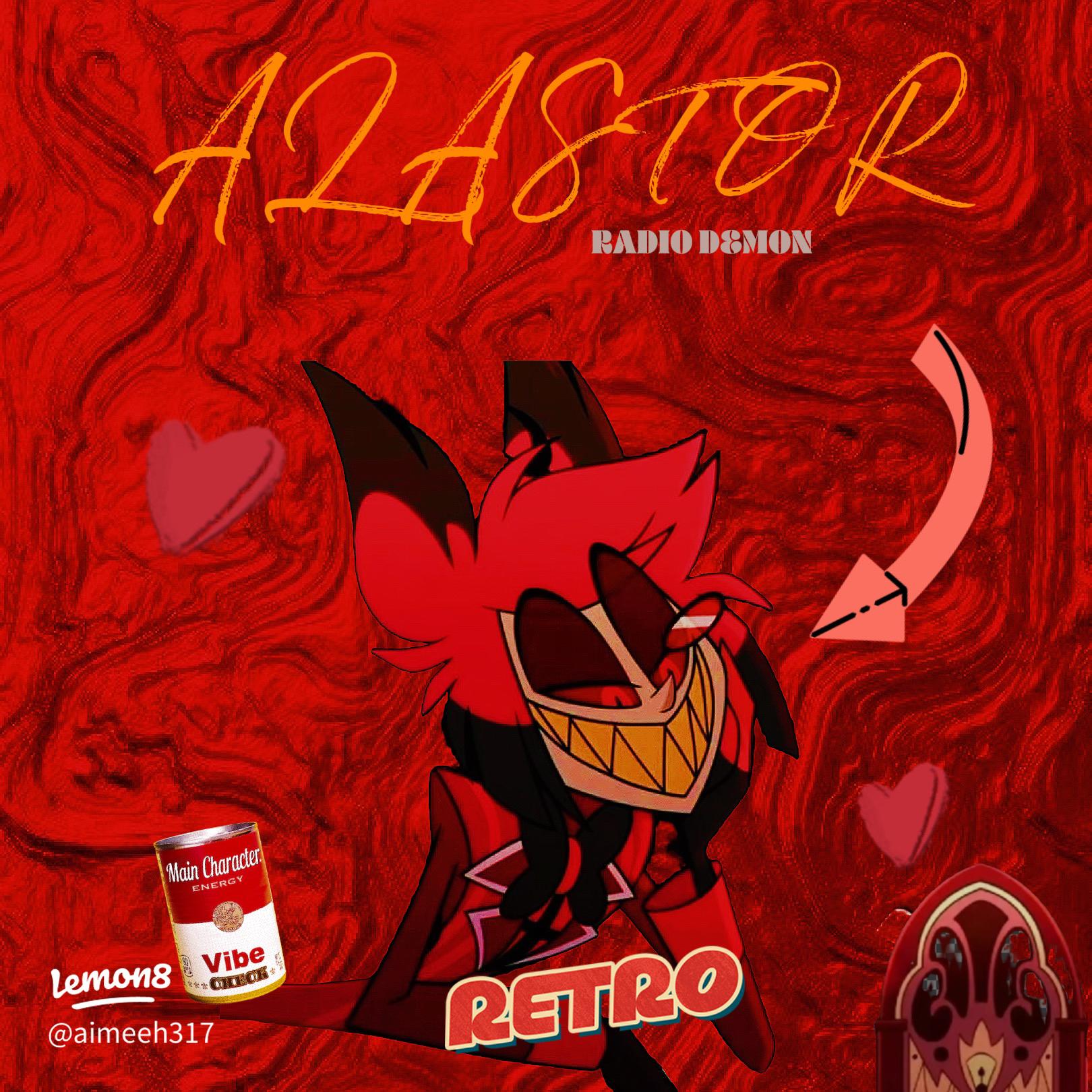 1620x1620 Hazbin Hotel Alastor Radio Demon Wallpaper & Background Art