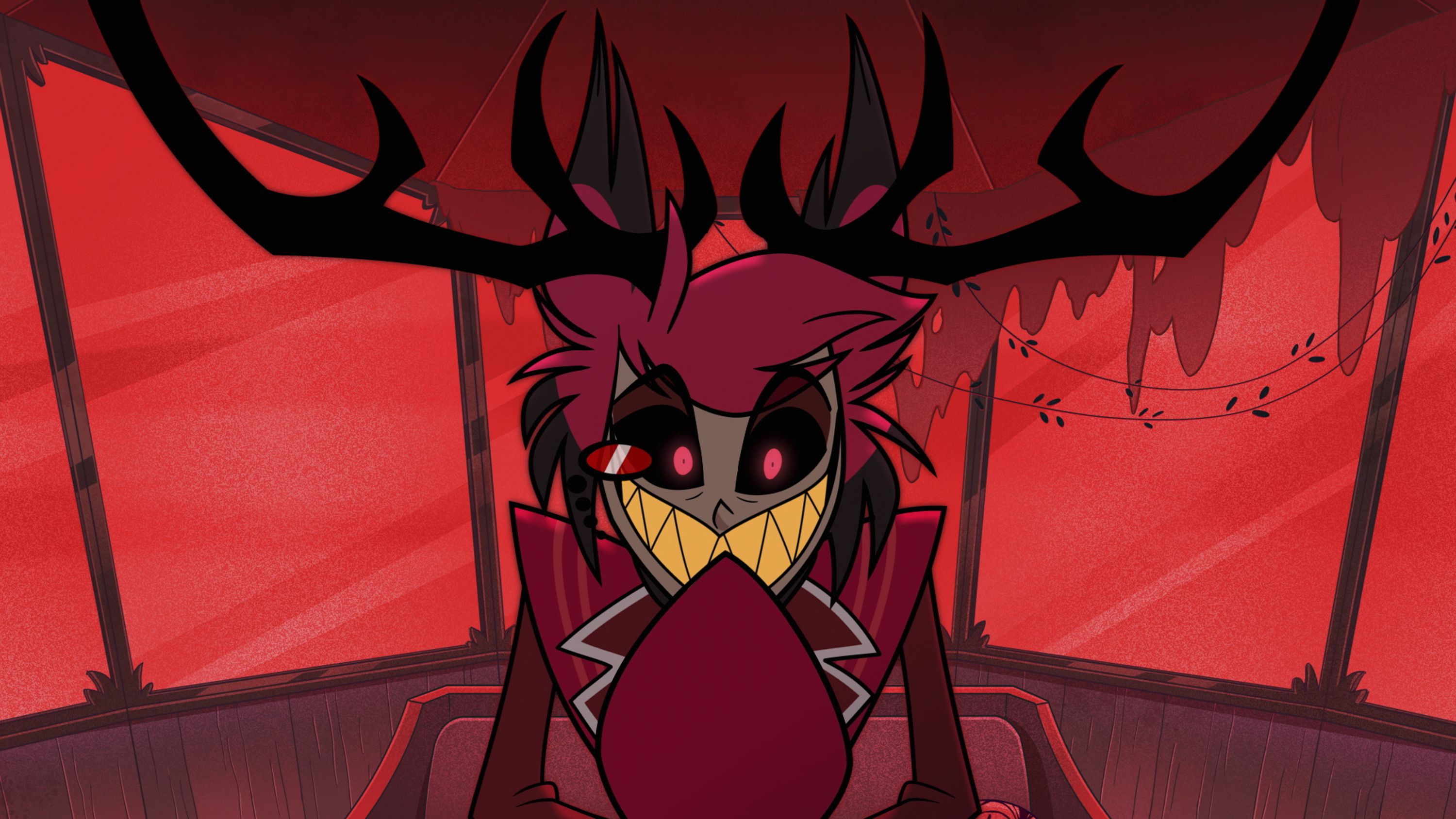 3000x1688 Hazbin Hotel Alastor HD Wallpaper Demon Aesthetic for Desktopx1688