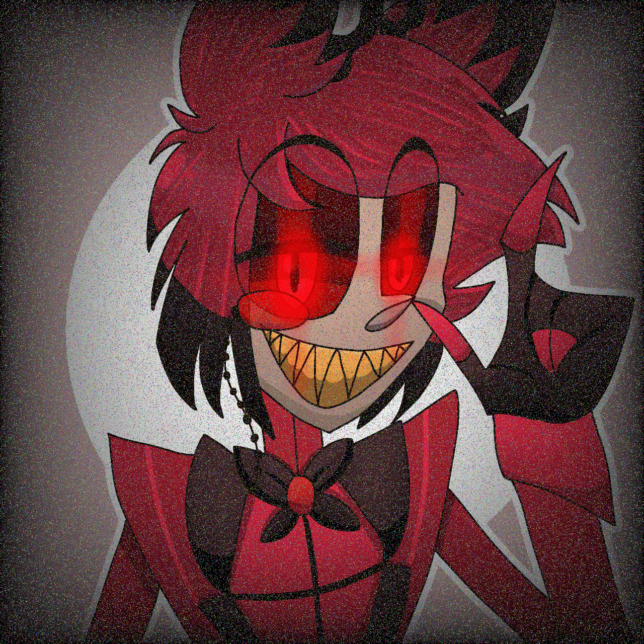 1280x1280 The Radio Demon by DinWolf on Newgrounds