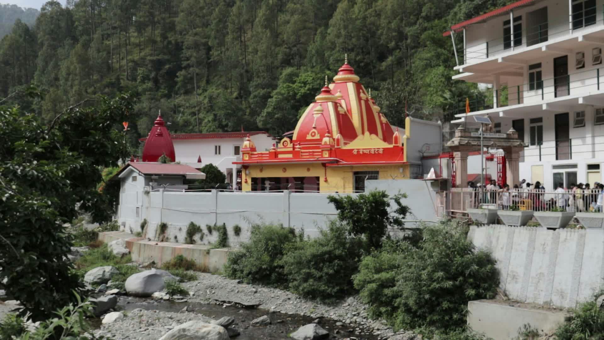 1920x1080 Kainchi Dham Temple In Uttarakhand Scenic View Free Stock Video Footage, Royalty Free 4K & HD Video Clip