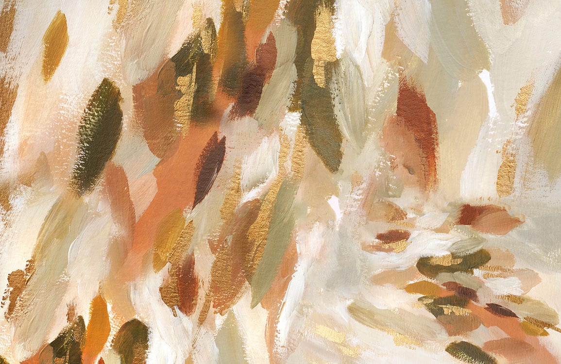 1155x750 Abstract Brushstroke Gold Accent Mural Wallpaper