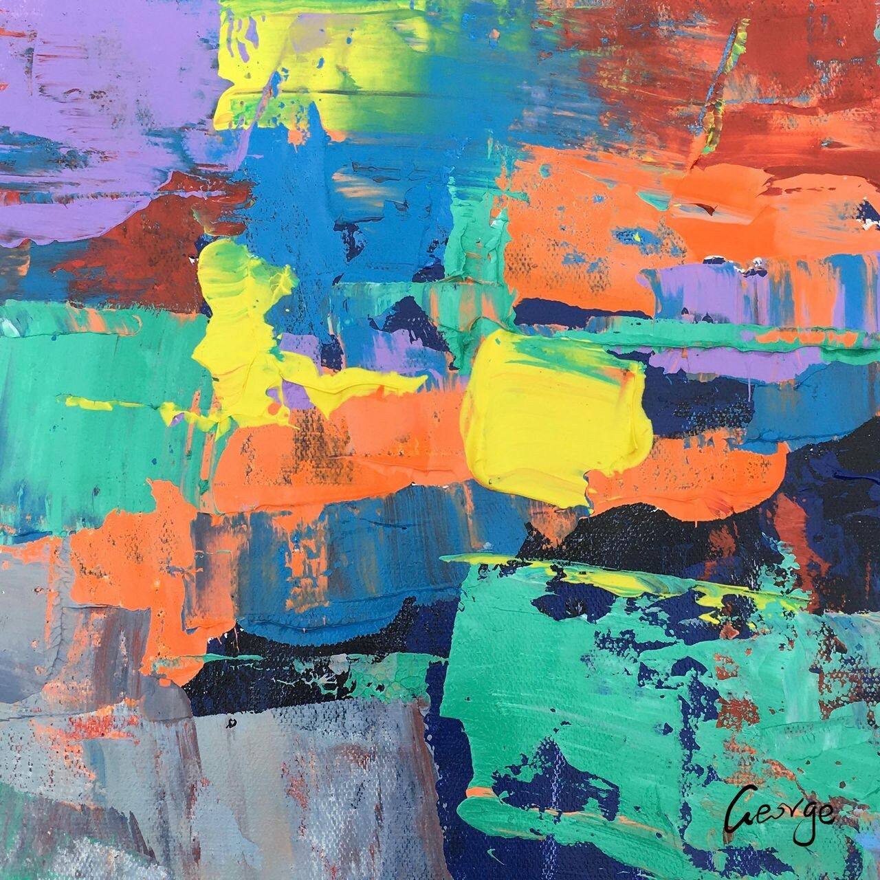 1280x1280 Living Room Art, Wall Decor, Original Oil Painting, Abstract Oil Painting, Contemporary Painting, Canvas Art, Small Canvas Art, Abstract Art