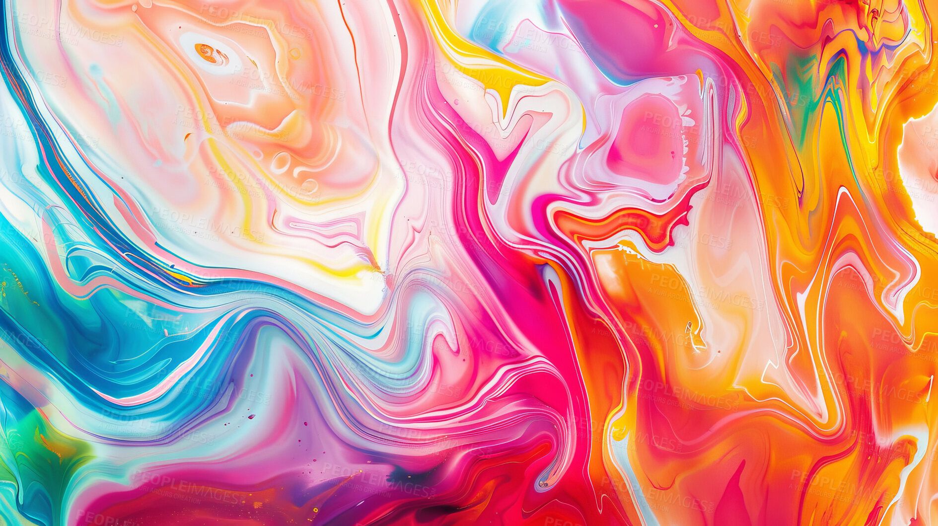 1889x1059 Background, oil painting and swirl texture with space on canvas for art, creative or liquid effect and style. Gradient, pattern and wallpaper for acrylic or colourful backdrop and dynamic artwork