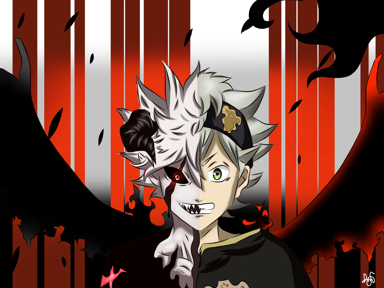 1600x1200 Asta & liebe ( black clover ) Simply_a_Simp ART street