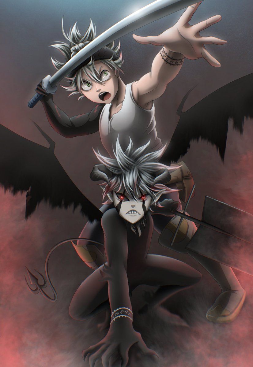 826x1200 Asta and liebe - [ Black Clover ] #Blackcloverfanart #asta