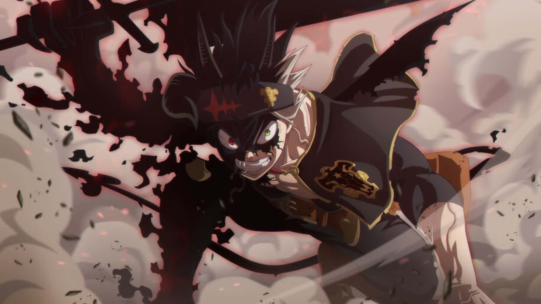 1778x1000 Download Asta Black Clover 4k Demon Devil Liebe Fusion Wallpaper
