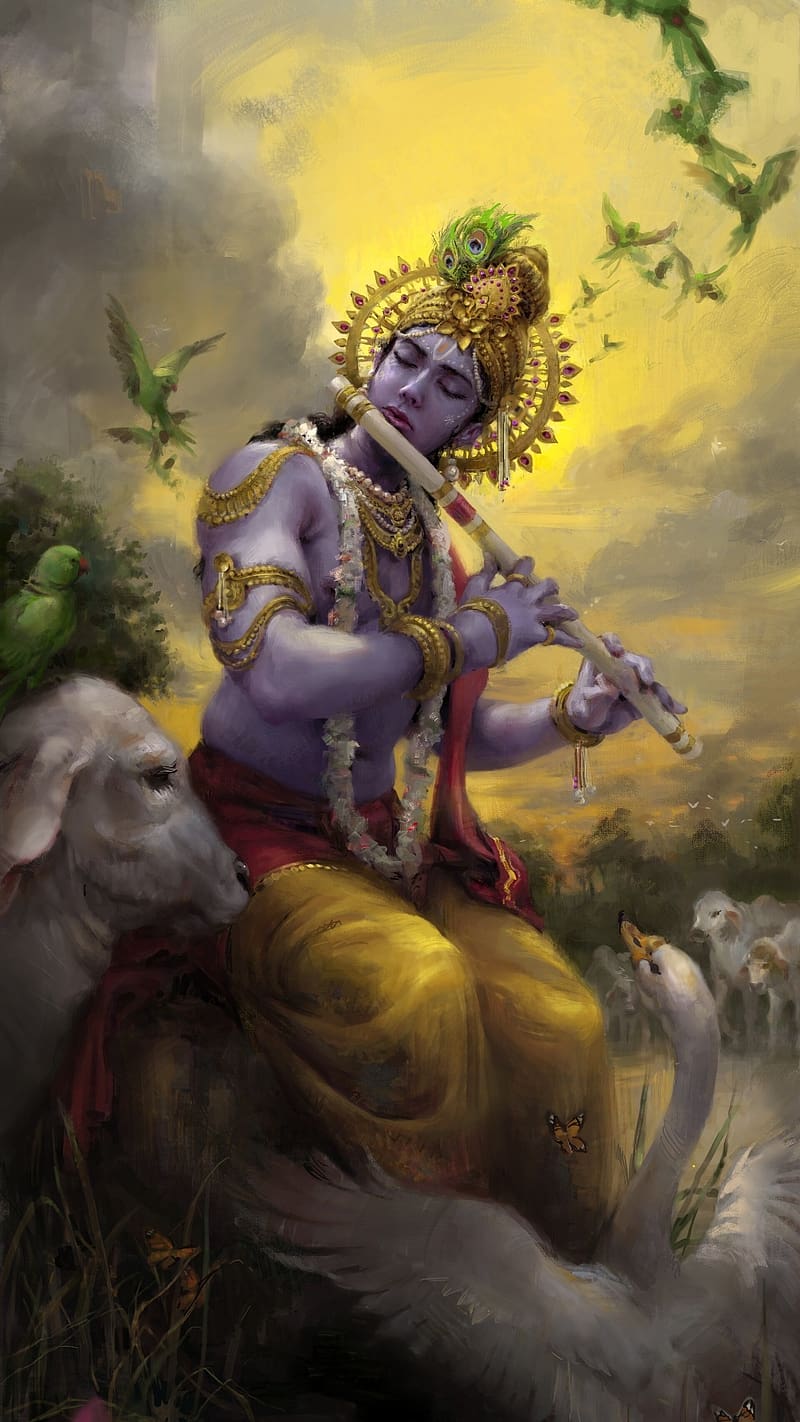 800x1422 Lord Krishna For Drawing, lord krishna for, lord krishna art, HD phone wallpaper