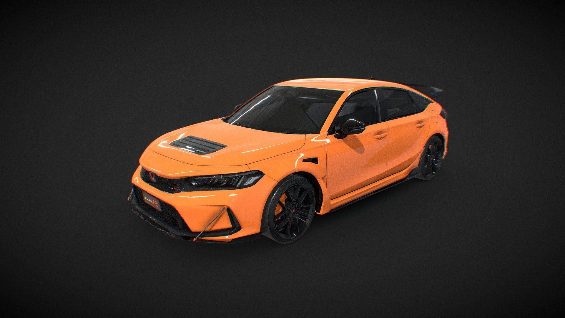 1920x1080 Custom Honda Civic Type R (2024) Free 3D Model By Jumping Jax [c36abdd]