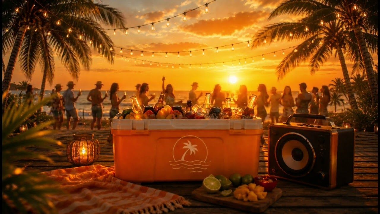 1280x720 Cooler Full. Music on. Sunset loading