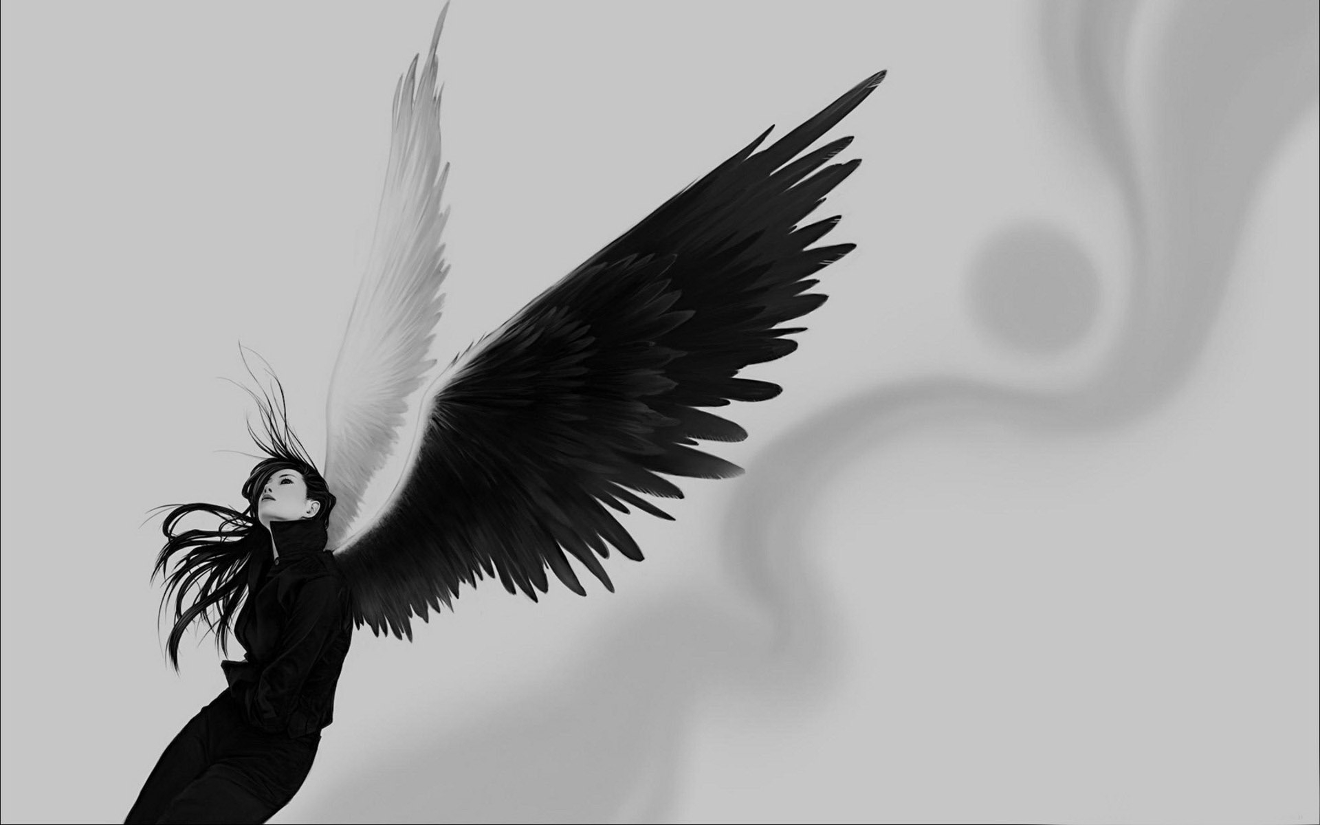 1920x1200 angel, wings, white Wallpaper, HD Fantasy 4K Wallpaper, Image and Background