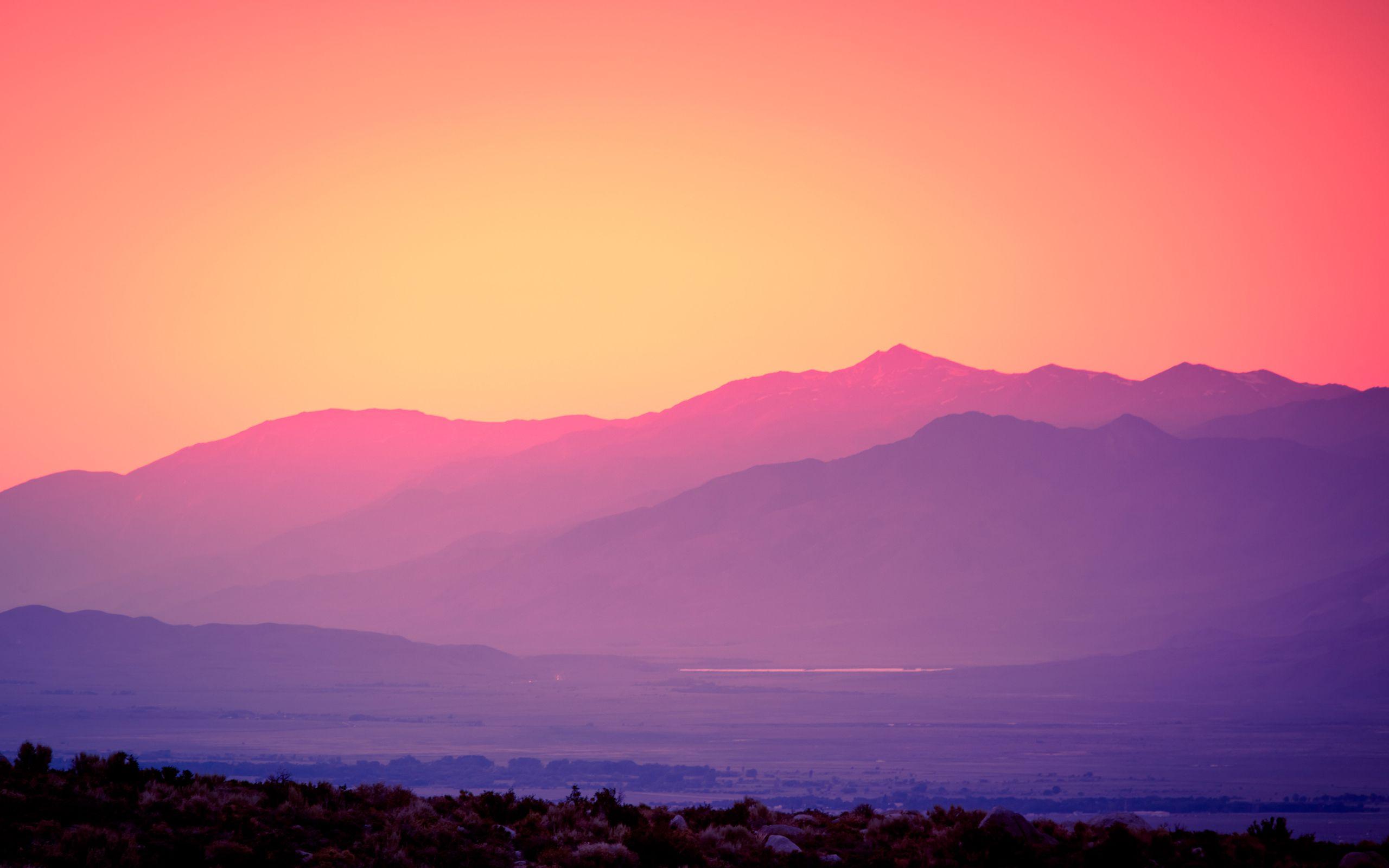 2560x1600 Lone Pine Sunset desktop PC and Mac wallpaper