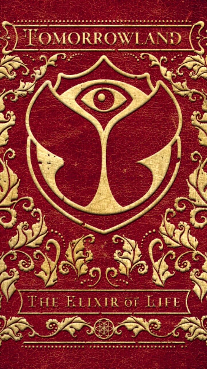 720x1280 Download Tomorrowland Golden Logo Wallpaper