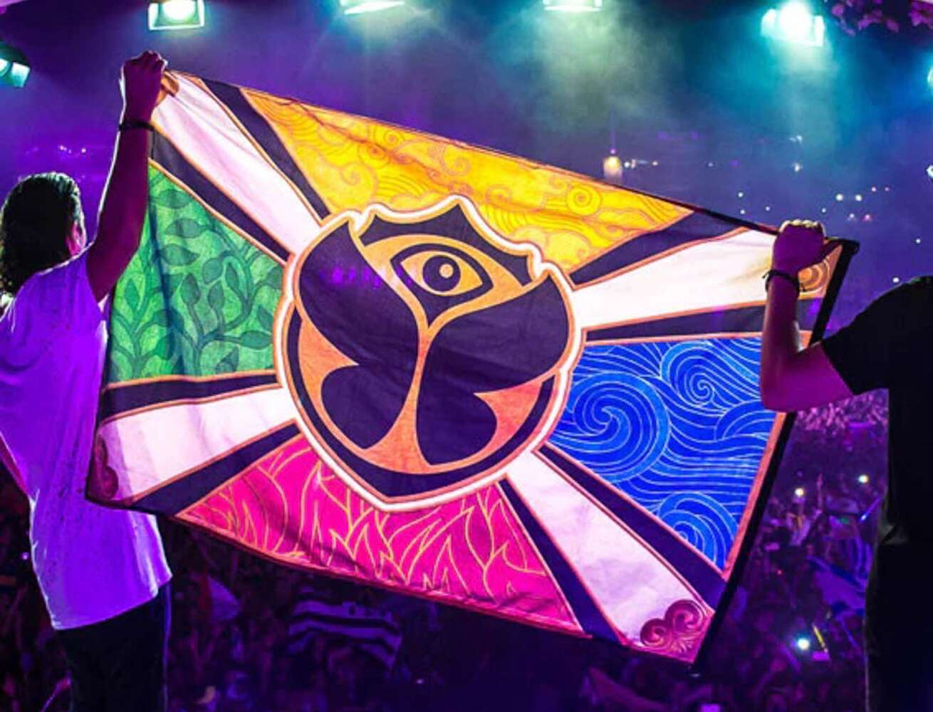 1310x1000 Tomorrowland Flag. UK Lifestyle Magazine