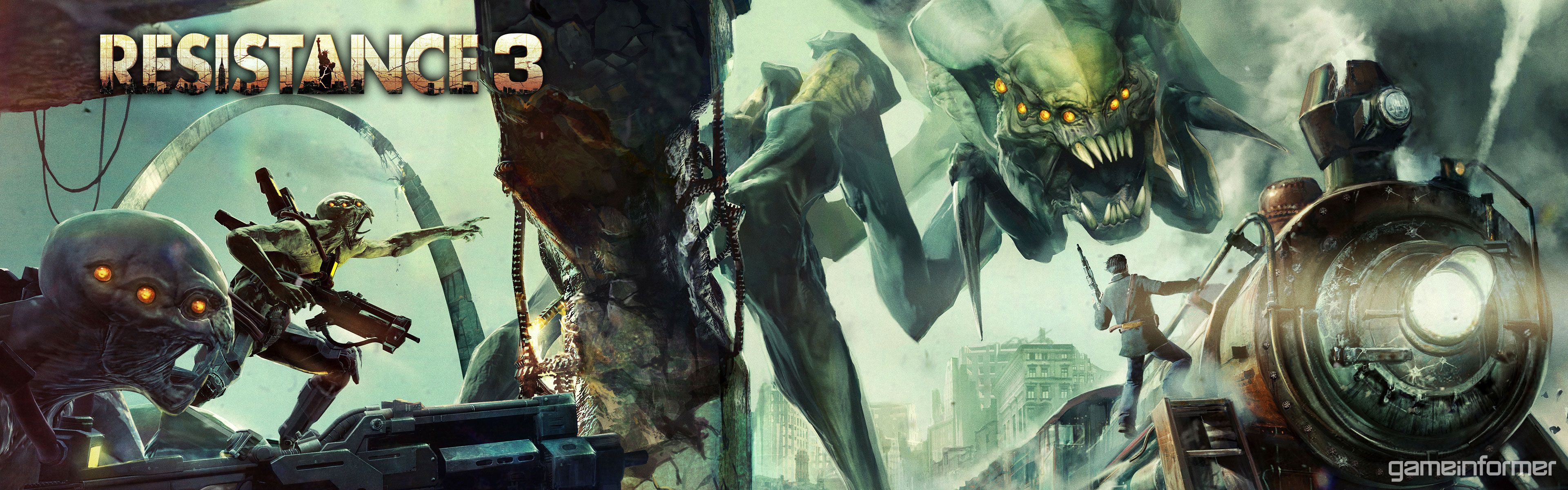 3840x1200 Resistance Wallpaper