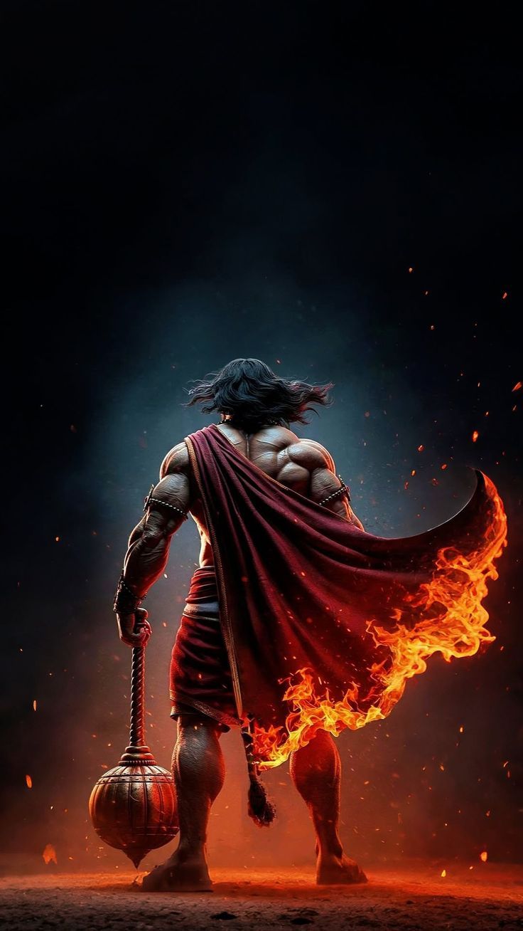 736x1308 Musculy man wallpaper. Muscle man wallpaper HD 4k, Hanuman anime wallpaper, God wallpaper hanuman ji