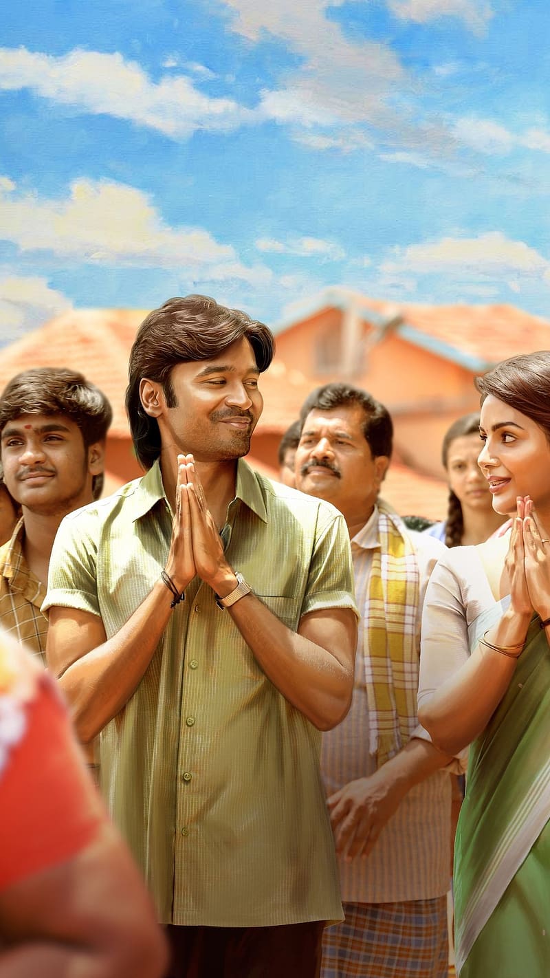 800x1422 Vaathi, danush, samyukta menon, HD phone wallpaper