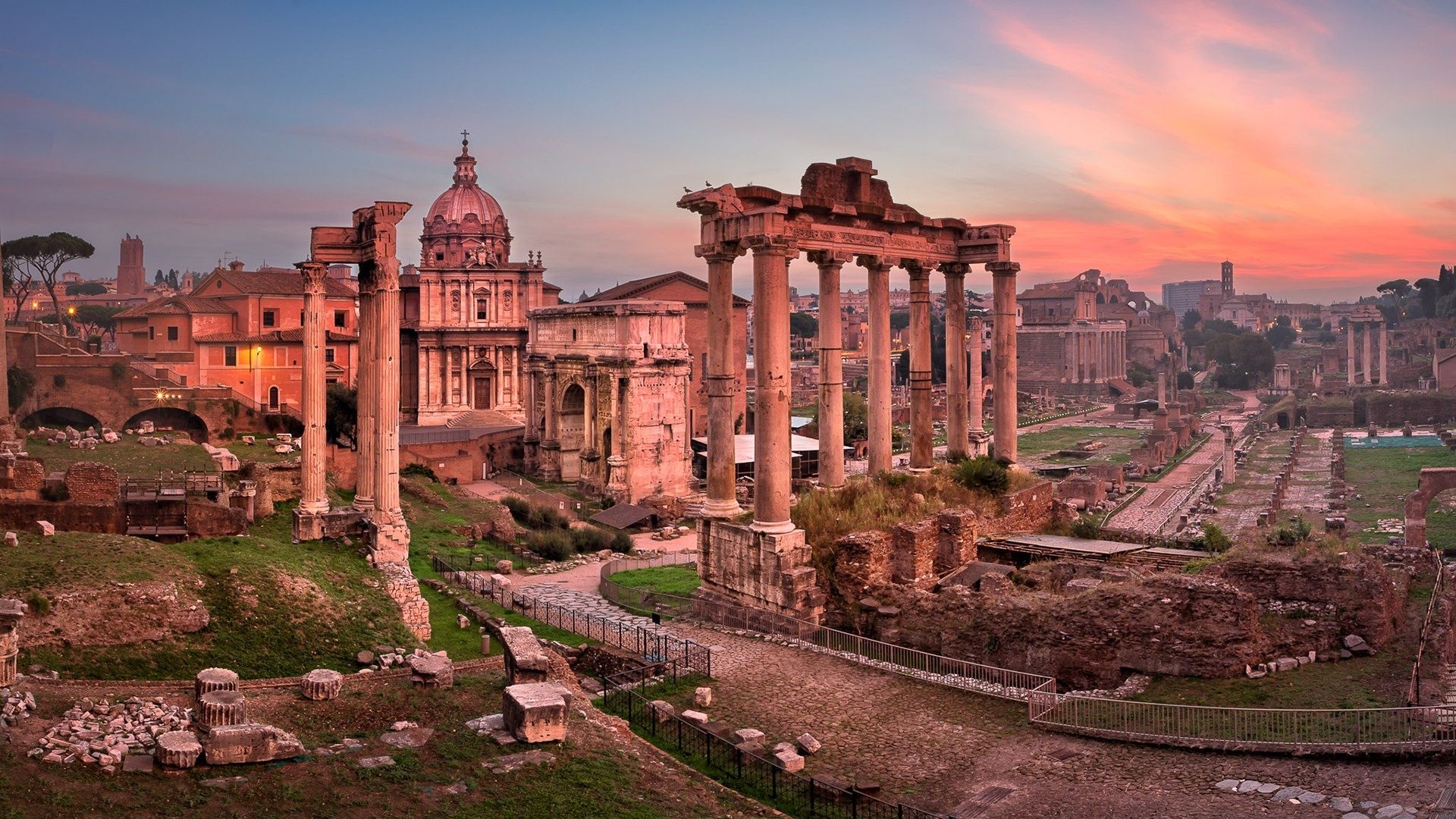 1920x1080 Roman Forum (Rome, Italy)
