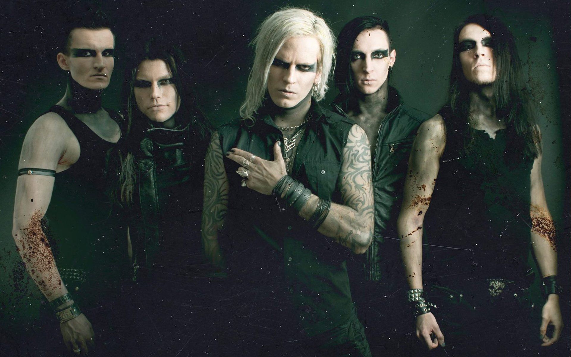 1920x1200 Lord of the Lost HD Wallpaper Featuring Chris Harms and Bandx1200