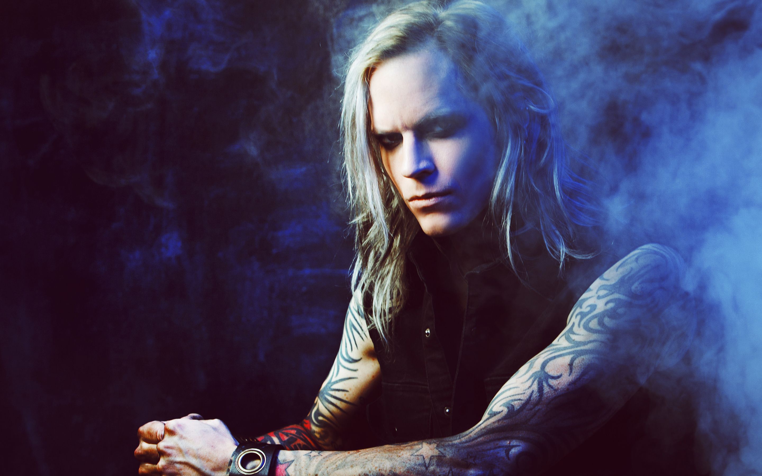 2880x1800 Download Vocalist Musician Chris Harms Music Lord Of The Lost HD Wallpaperx1800