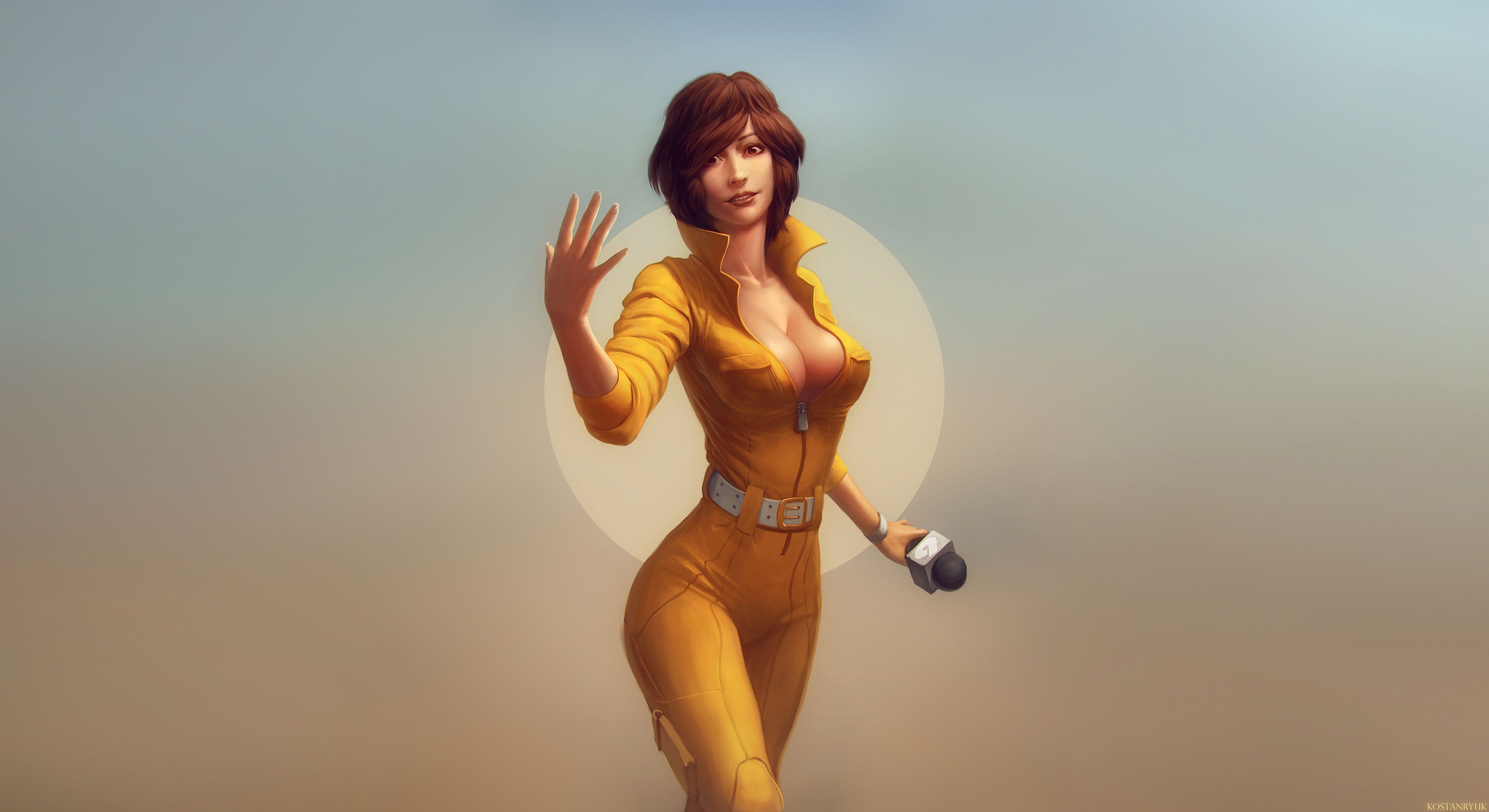 5500x3000 April O'Neil Wallpaper