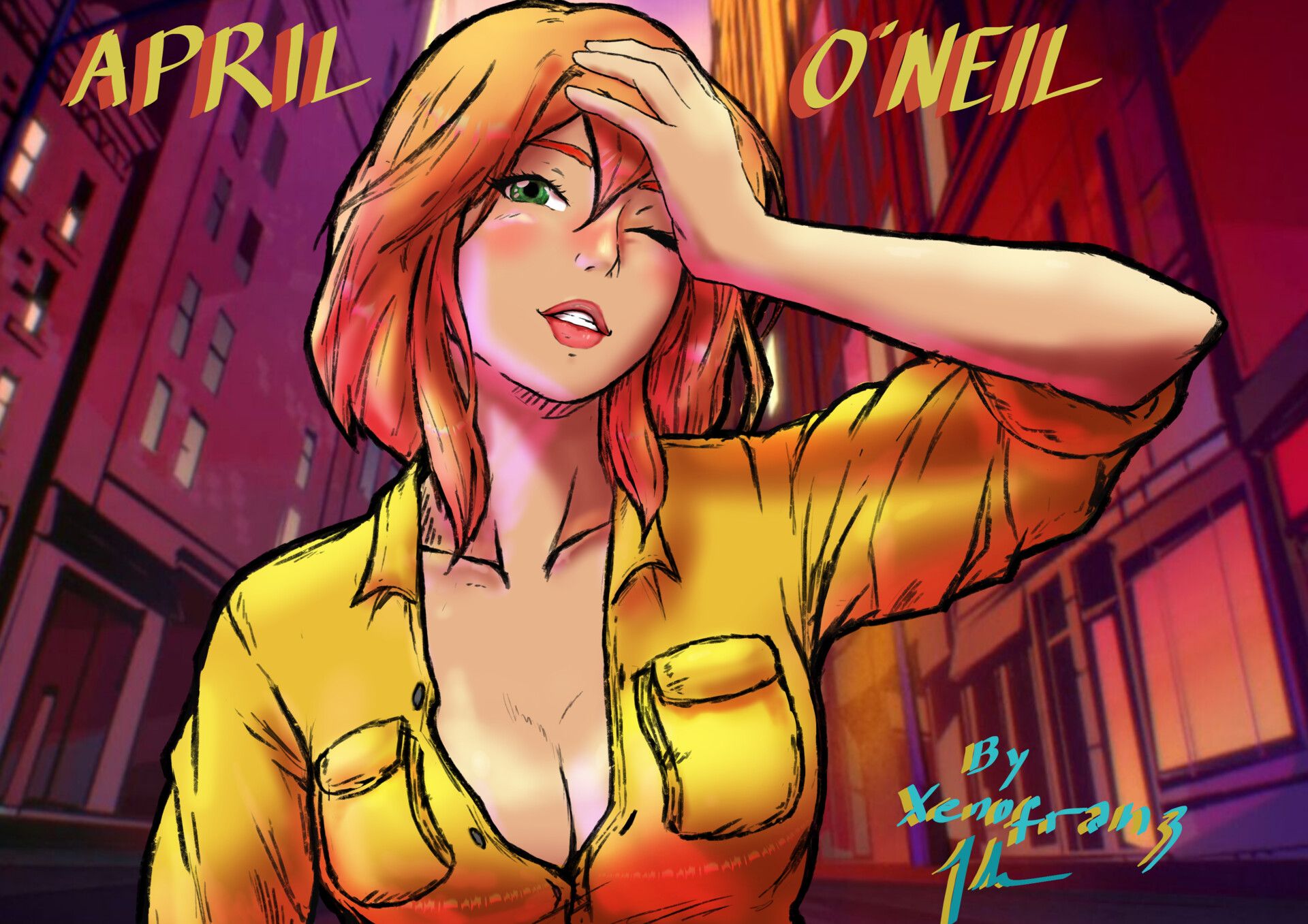1920x1357 April O'Neil Wallpaper