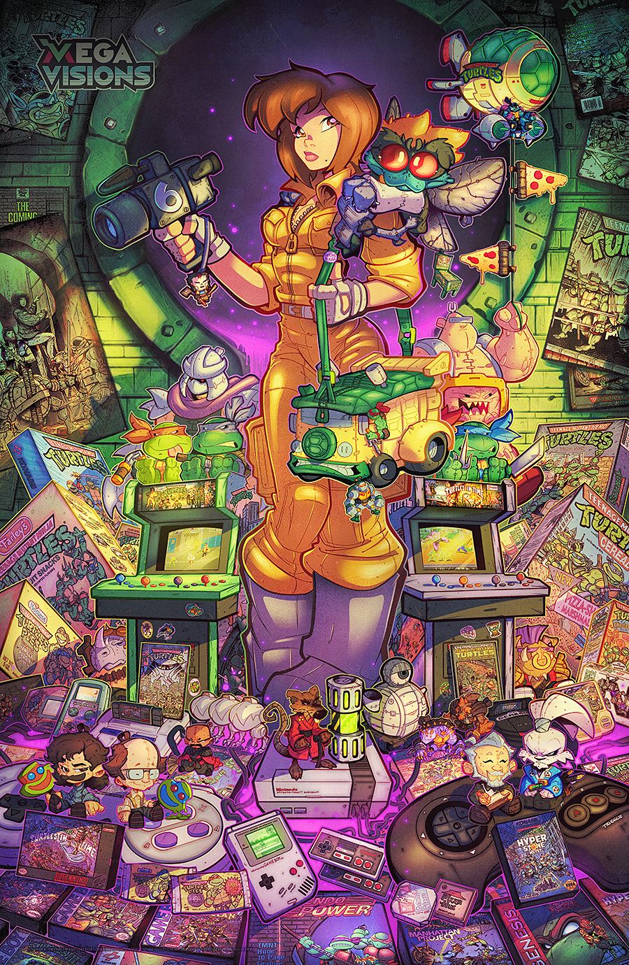 900x1380 April O'Neil Mutant Ninja Turtles poster