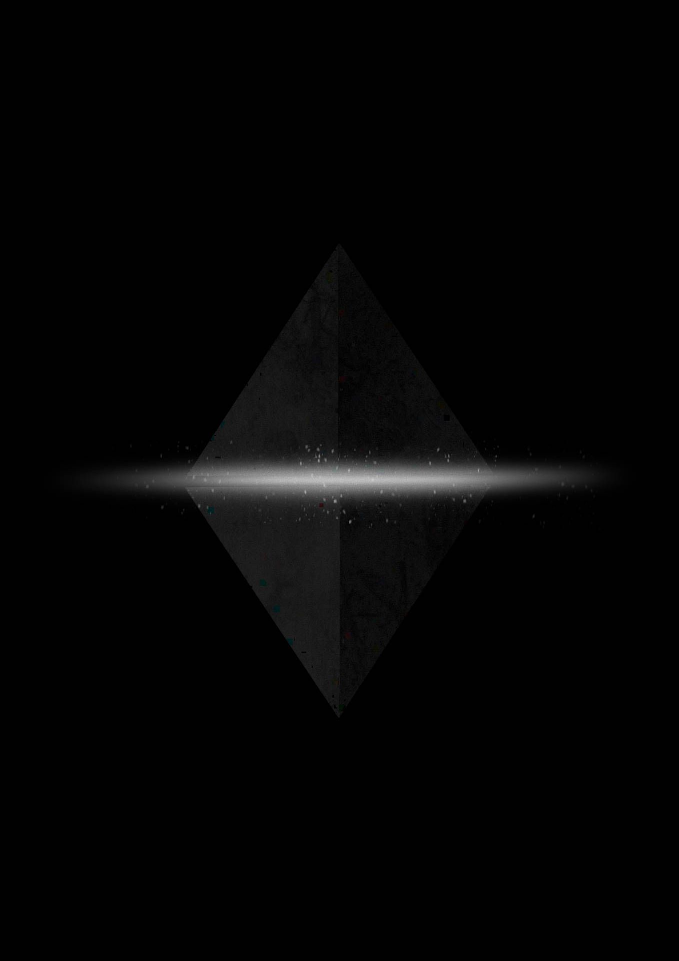 1357x1920 Download Black Pyramid With Mirror Replica Wallpaper