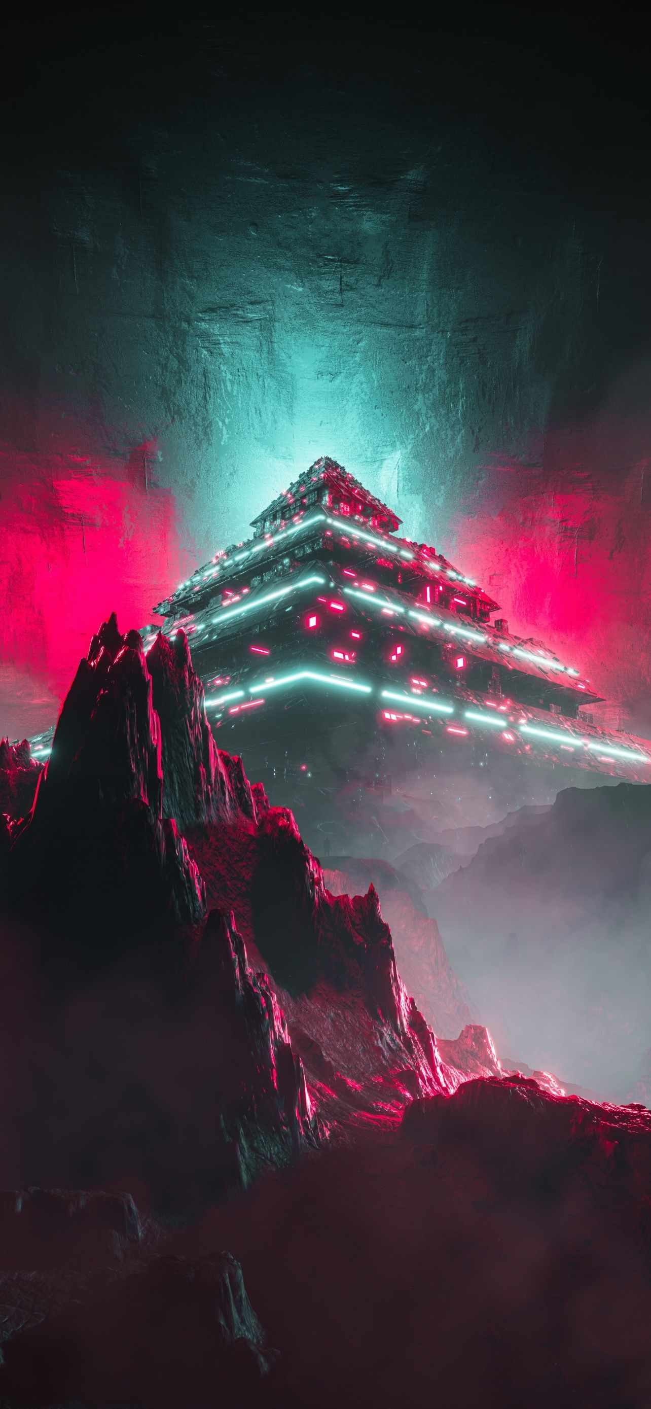 1284x2778 Most Popular Alien Pyramid Wallpaper