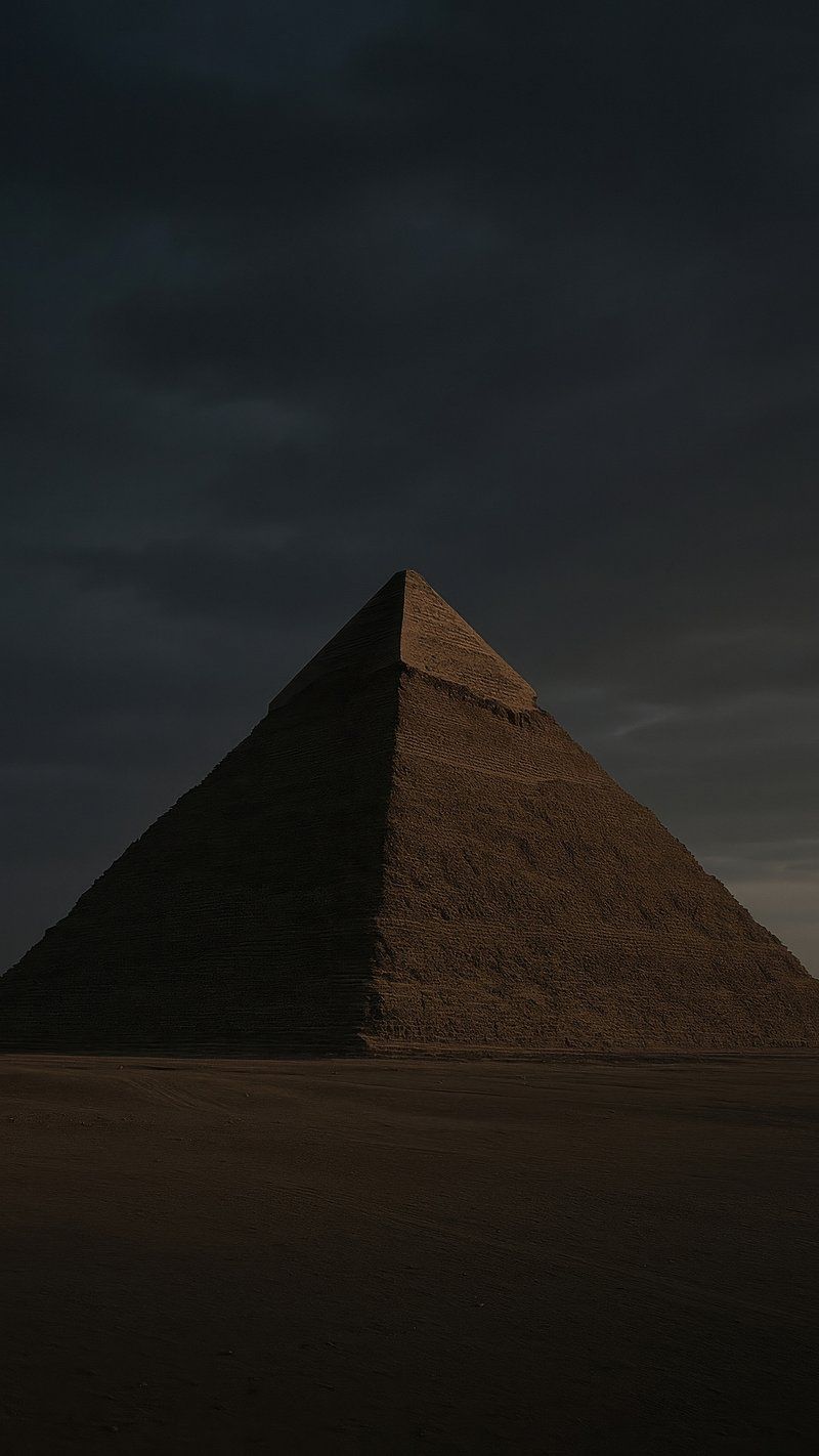 800x1422 Egyptian Pyramid Sky Phone Wallpaper Image Wallpaper