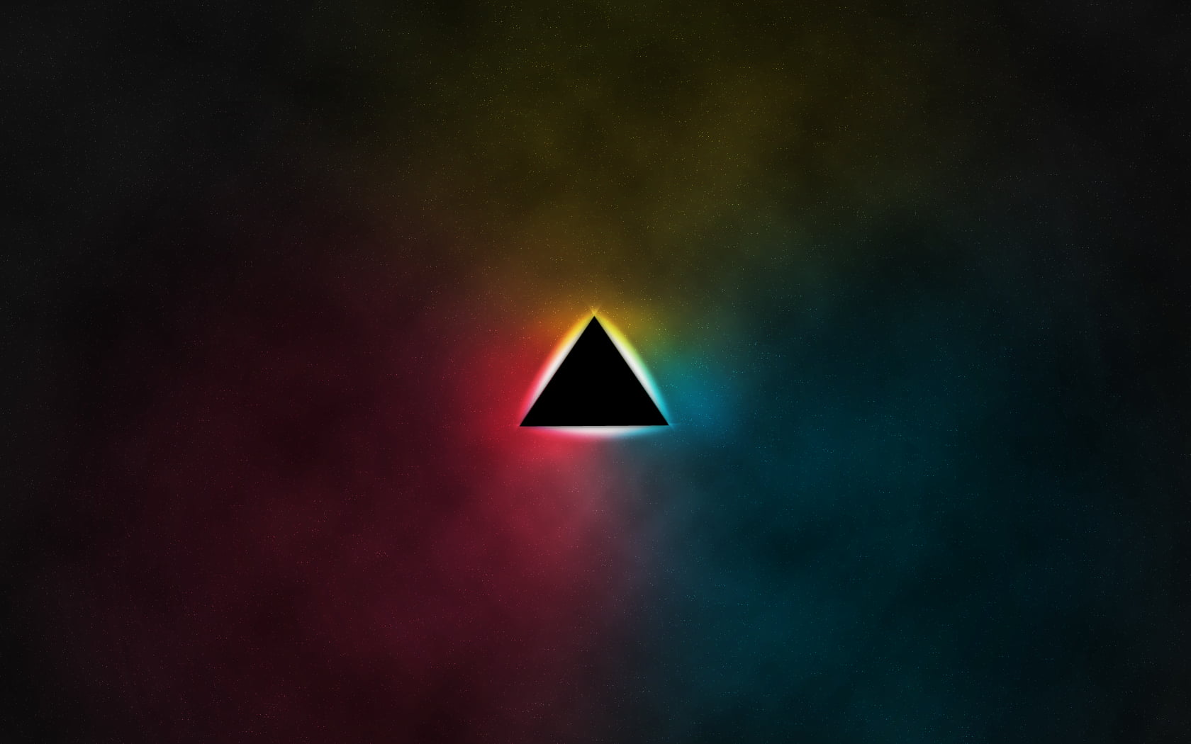 1680x1050 Pyramid digital wallpaper, abstract, logo, colorful, triangle HD wallpaper