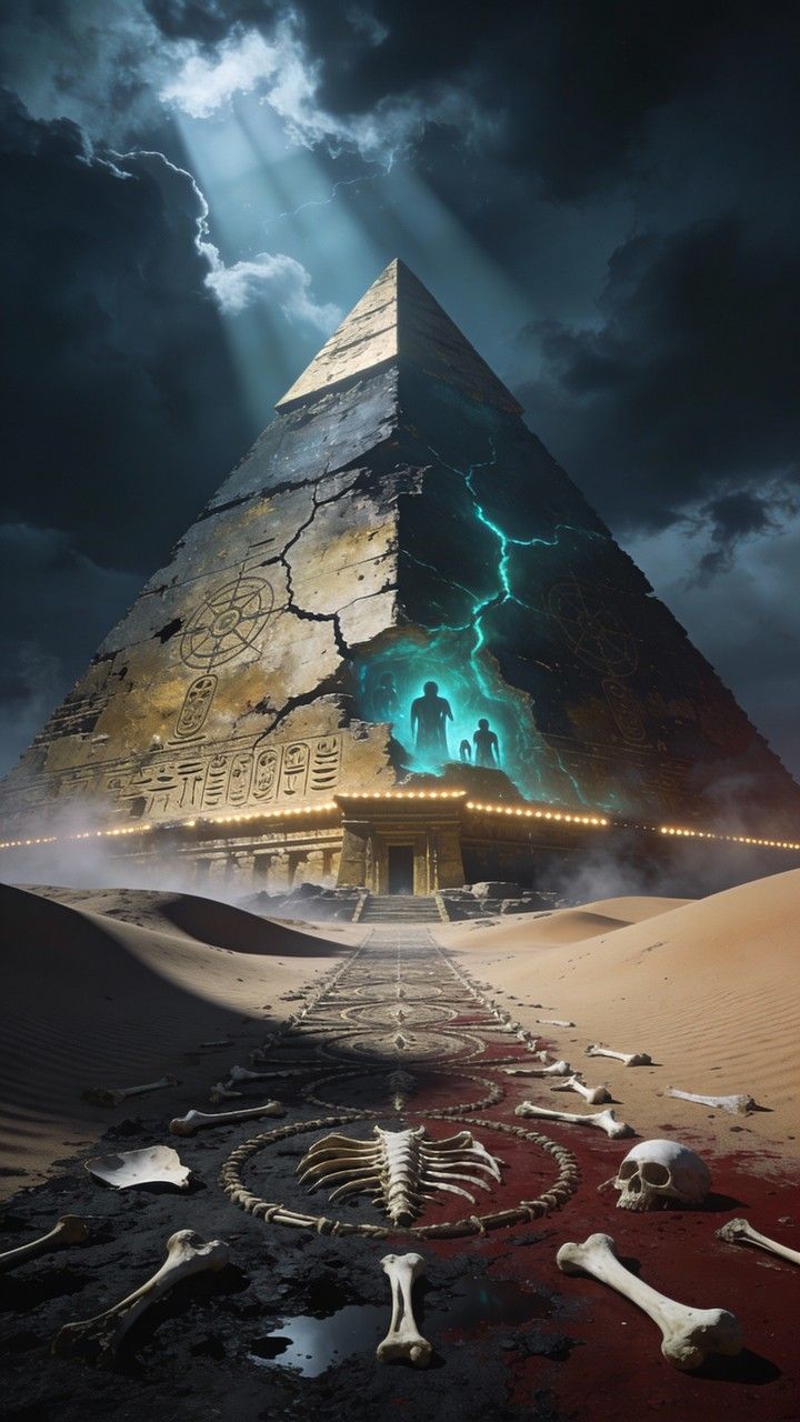 720x1280 Free Cursed Pyramid Rising Image, Gothic, Dark
