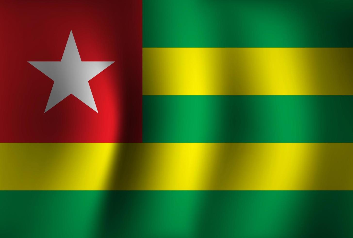 1455x980 Togo Flag Background Waving 3D. National Independence Day Banner Wallpaper
