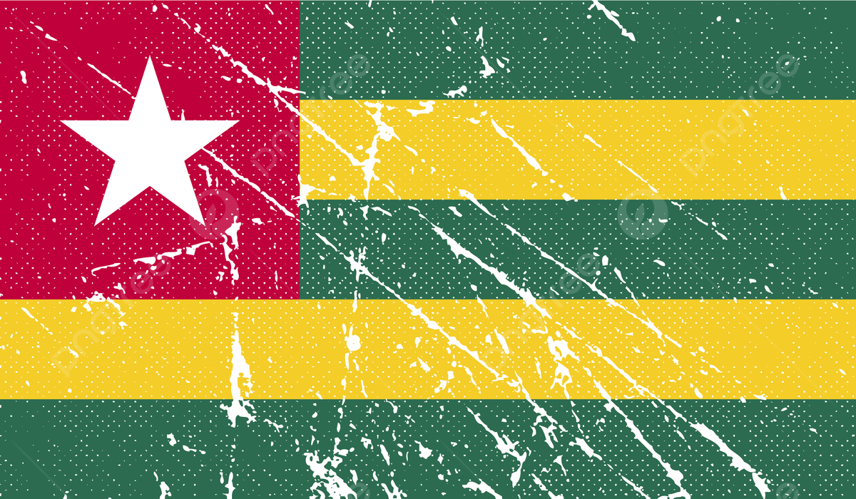 1200x700 Flag Of Togo With Old Texture Clip Object Yellow Photo, Clip, Object, Yellow Background Image And Wallpaper for Free Download
