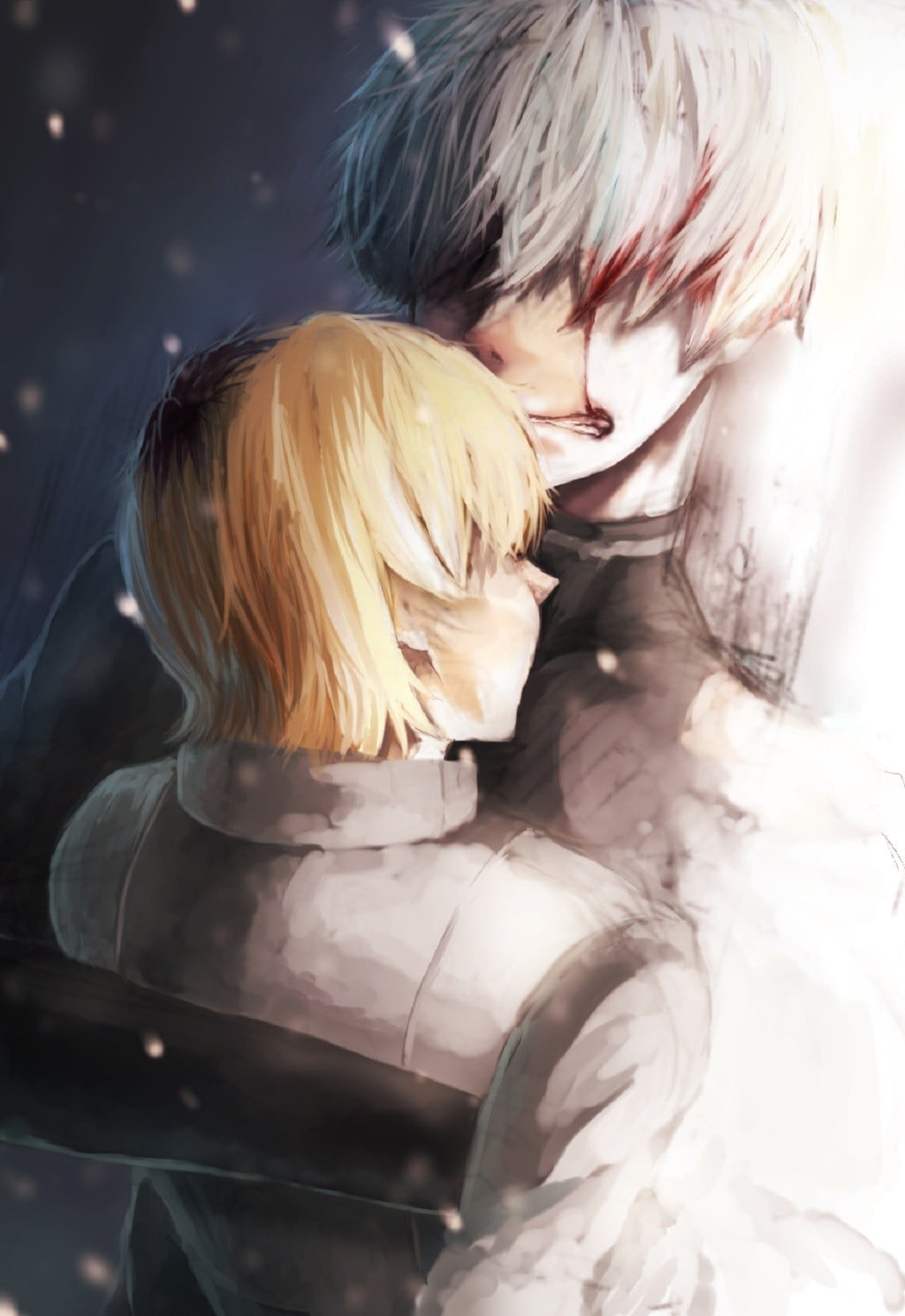 1024x1489 Boy anime character digital wallpaper, Hideyoshi Nagachika, Kaneki Ken HD wallpaper