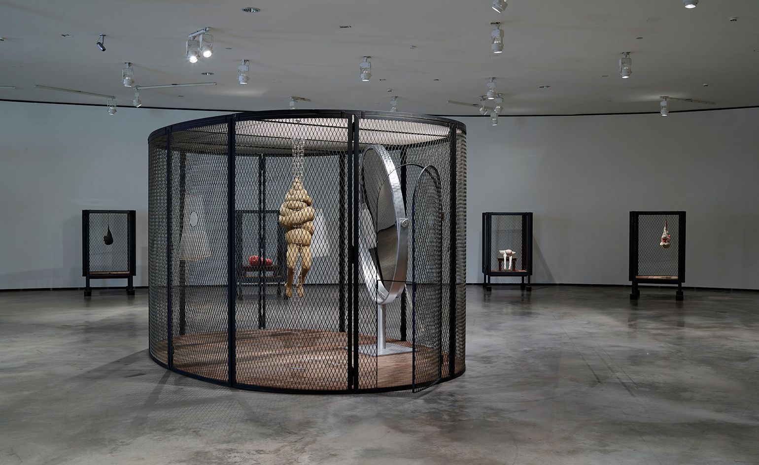 1540x944 Louise Bourgeois' Cell works at Guggenheim, Bilbao. Wallpaper*