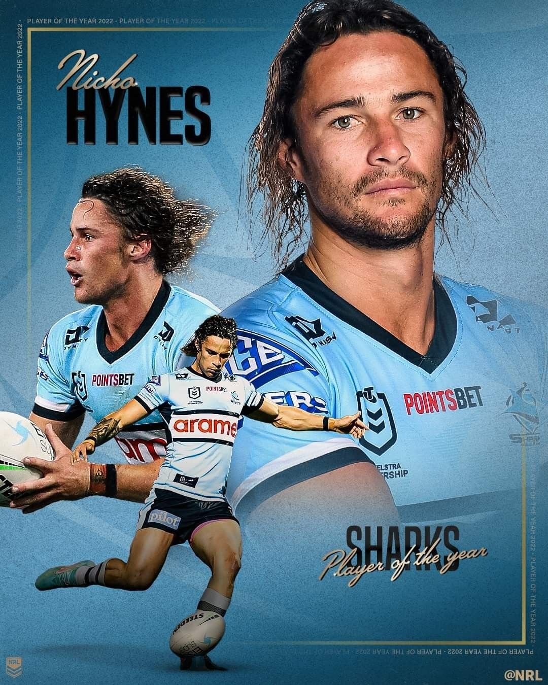 1080x1350 Nicho hynes ideas. nrl, rugby league, footy