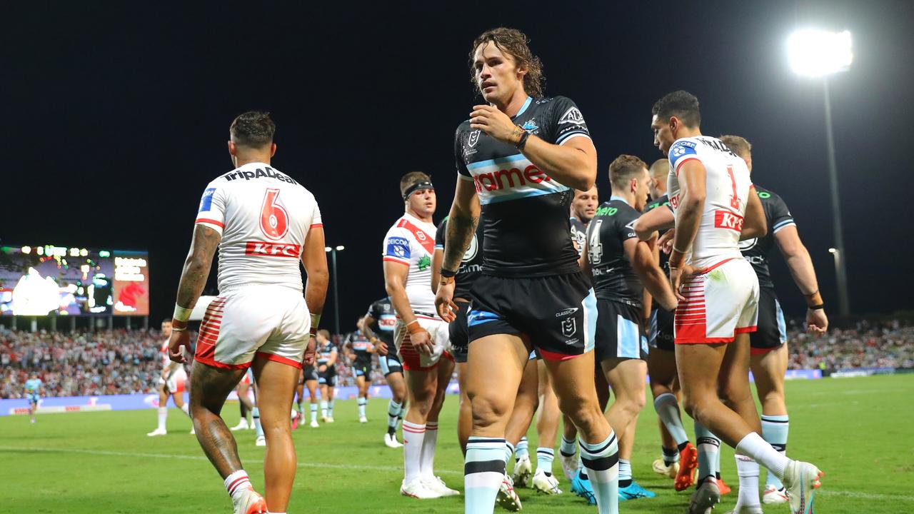 1280x720 NRL 2023: Dragons Vs Sharks, Nicho Hynes' return from injury, second half bloodbath, Dally M