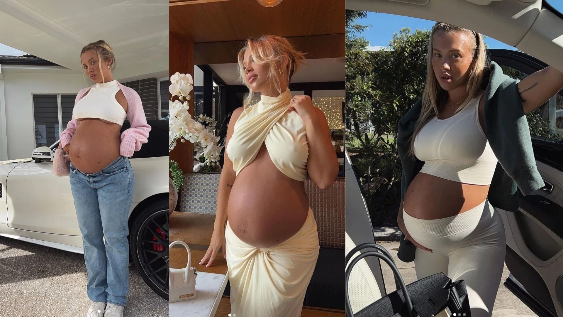 1920x1080 Tammy Hembrow shows off growing baby bump in pregnancy crop tops Lifestyle Australia