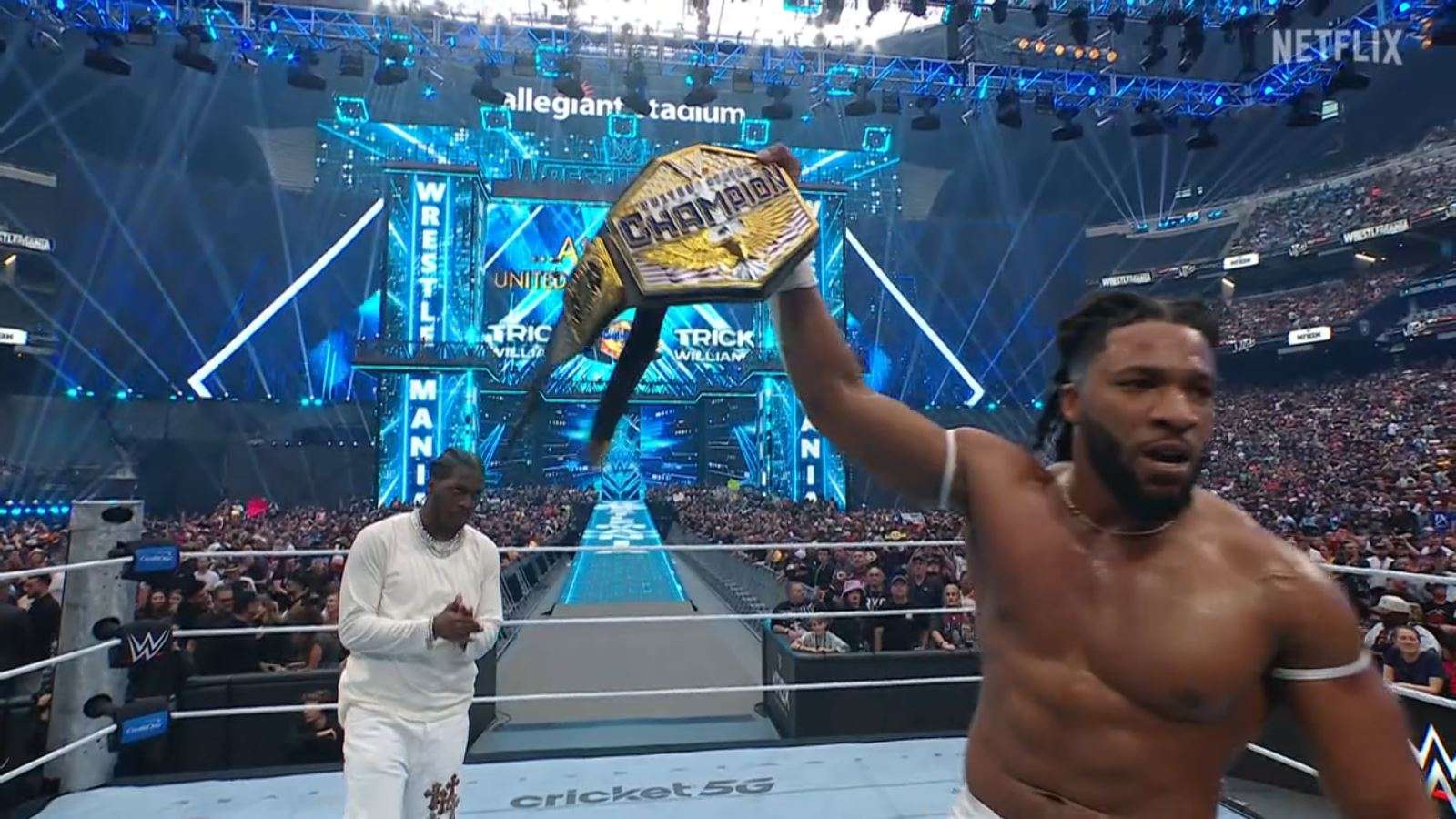 1600x900 Trick Williams beats Sami Zayn to capture U.S. title at WWE Wrestlemania 42 Wrestling. Podcasts, News, Reviews. WWE AEW NXT NJPW