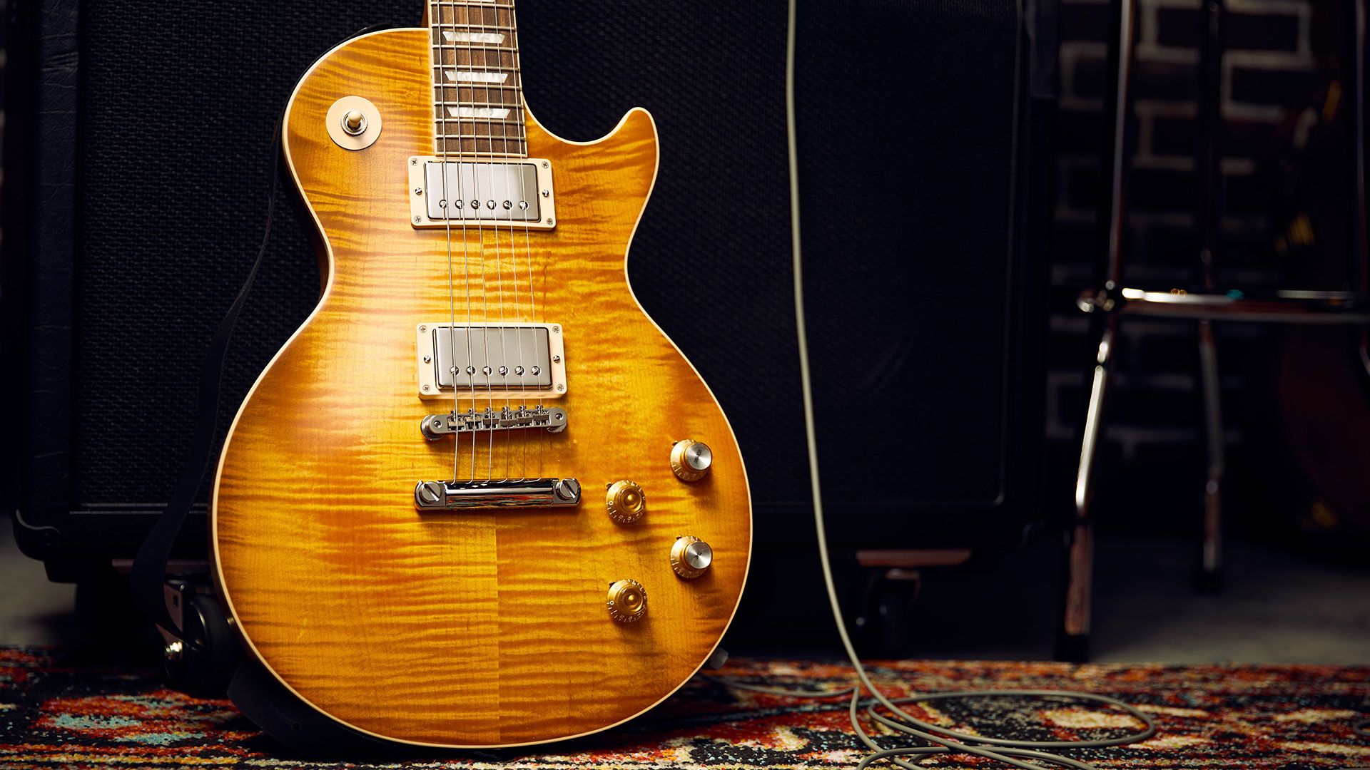 1920x1080 Gibson announces the USA Kirk Hammett 'Greeny' Les Paul Standard, bringing its most anticipated signature model to the masses