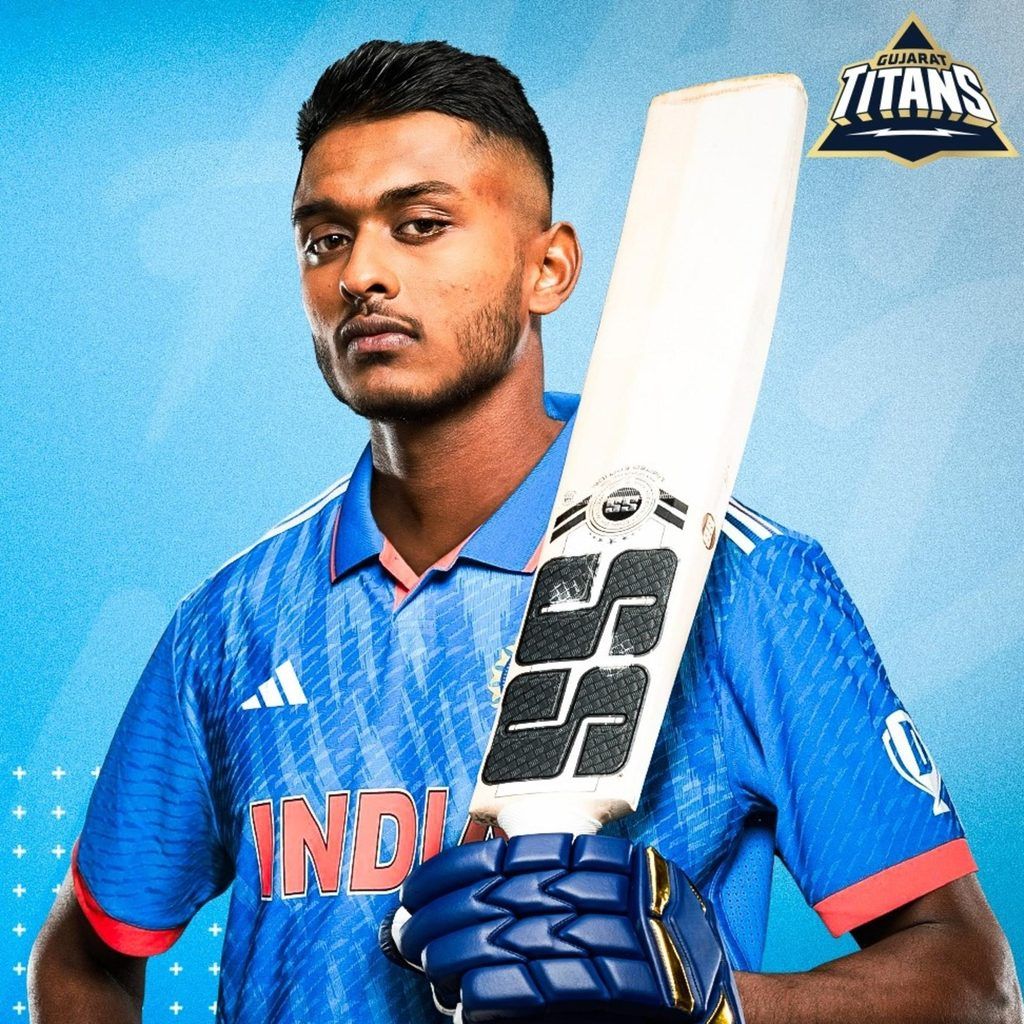 1024x1024 Sai Sudharsan makes India debut with a fine 50