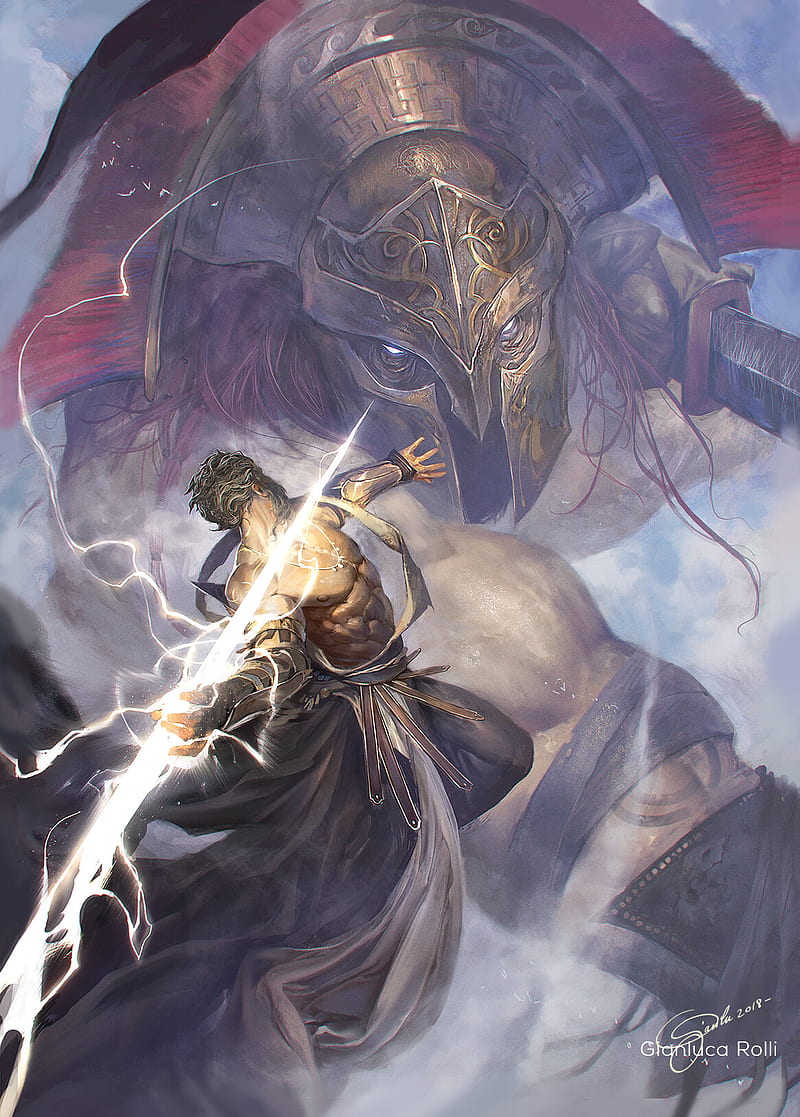 800x1117 God of War zeus, warrior, son, HD wallpaper