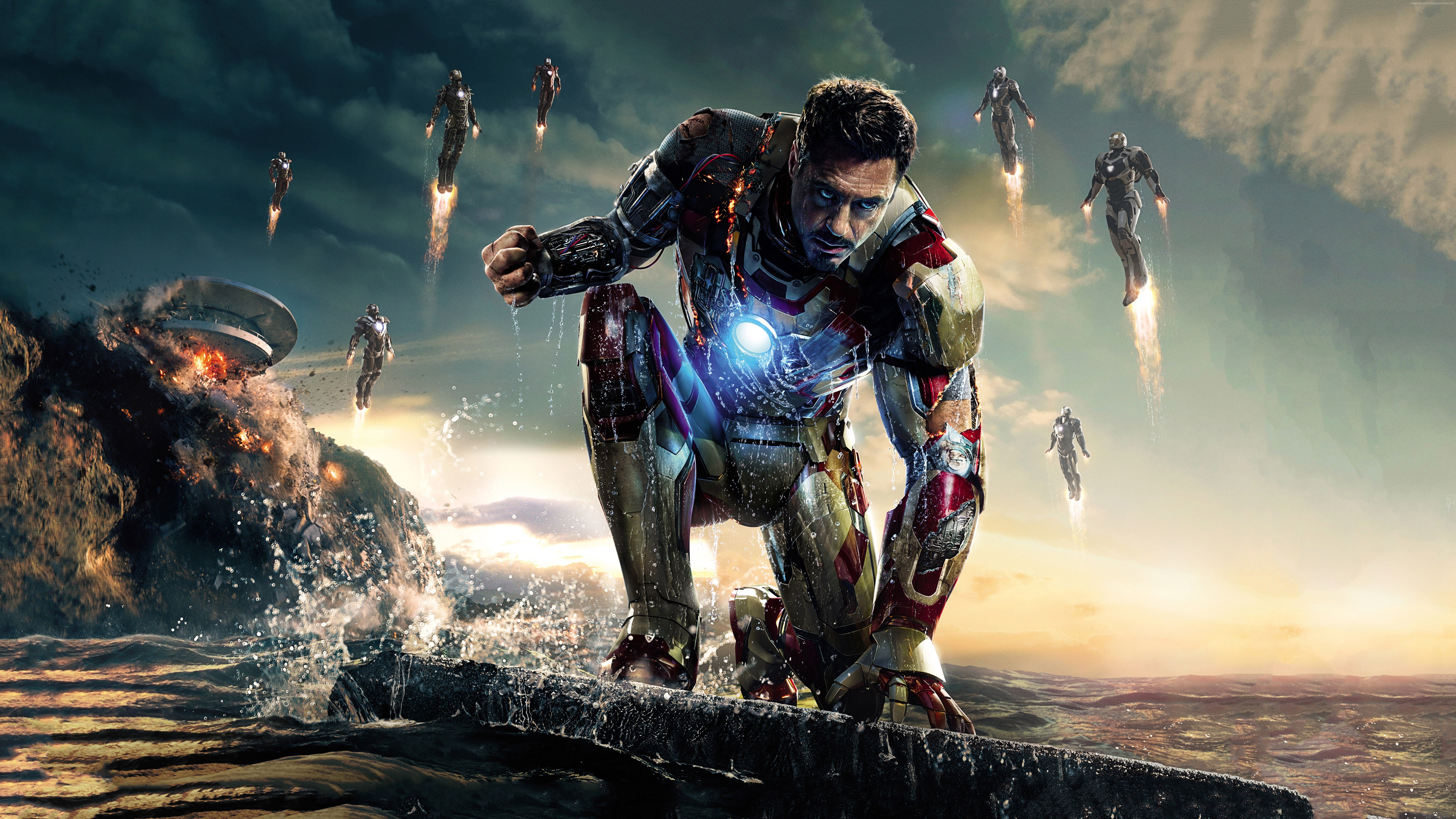 7680x4320 Wallpaper Iron Man, Iron Man 5d, Robert Downey Jr, Tony Stark, j a r v i s, Background Free Image