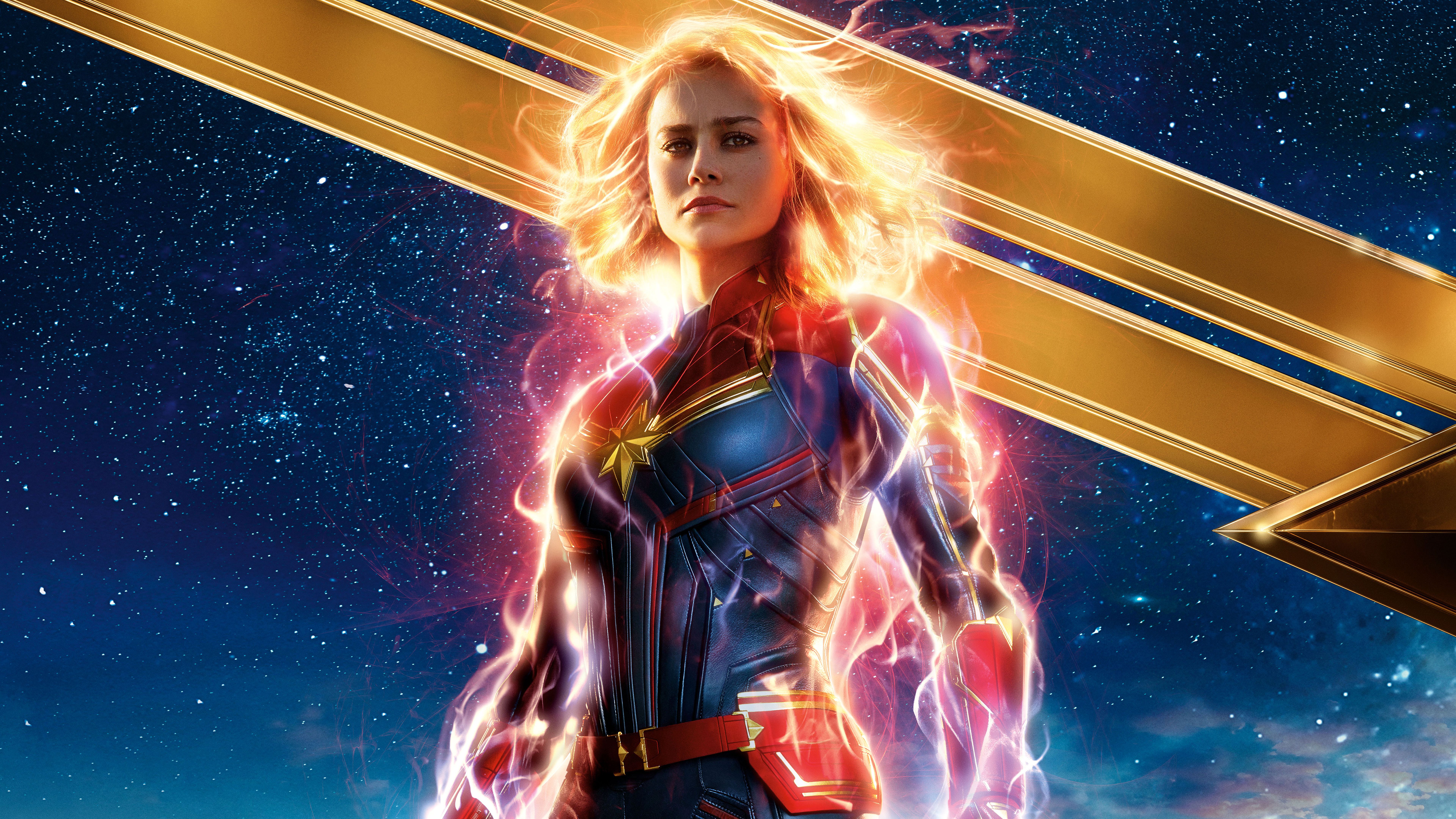 7680x4320 Captain Marvel Wallpaper 4K for Desktop