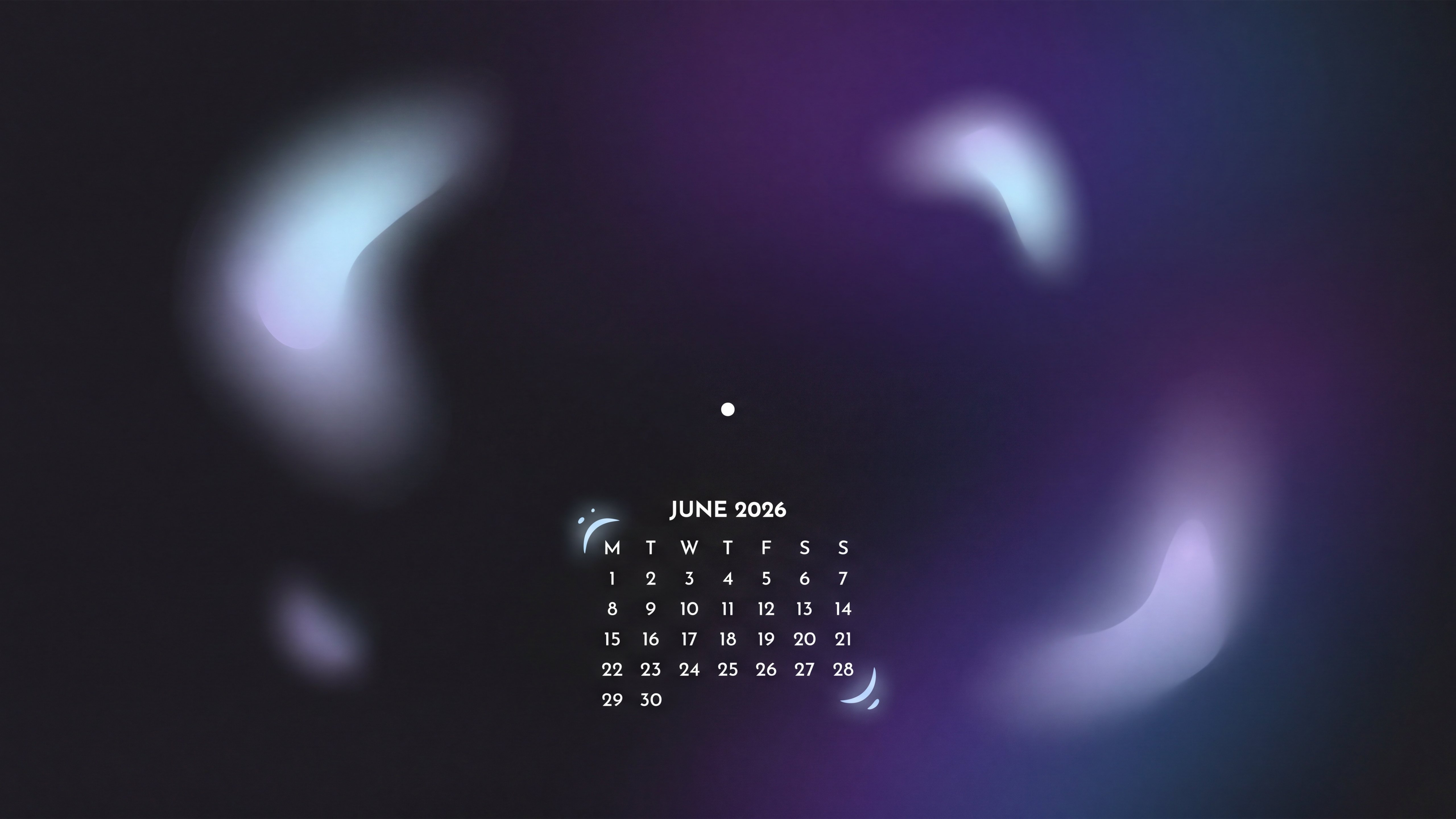 5120x2880 June 2026 Calendar 4K Wallpaper