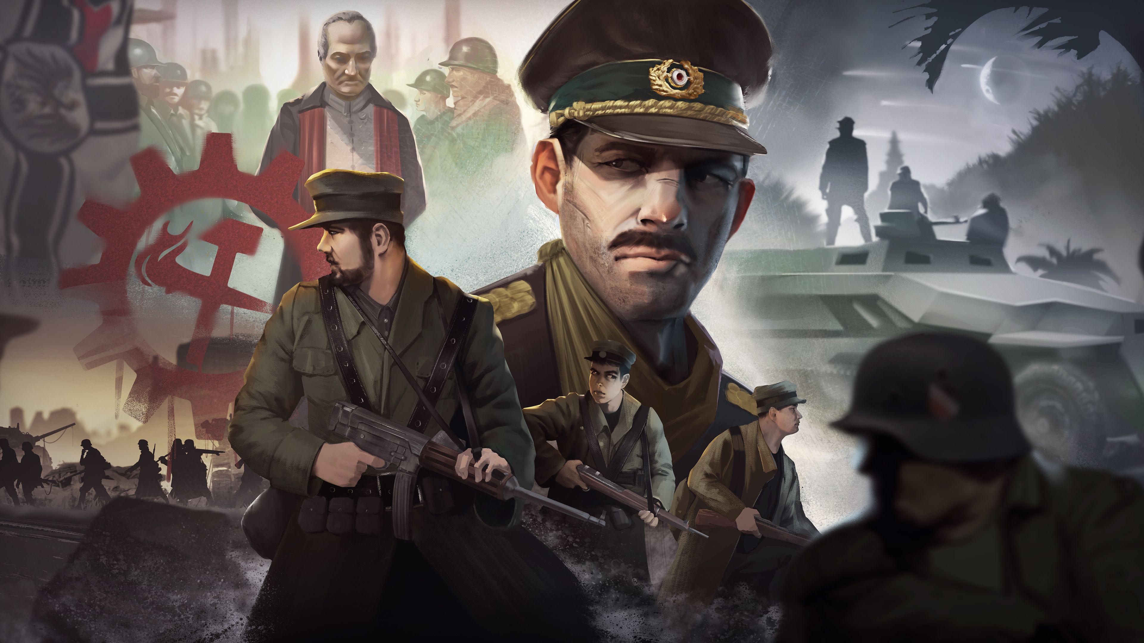 3840x2160 Wallpaper and art prints are now available for the artwork from World of Kaiserreich