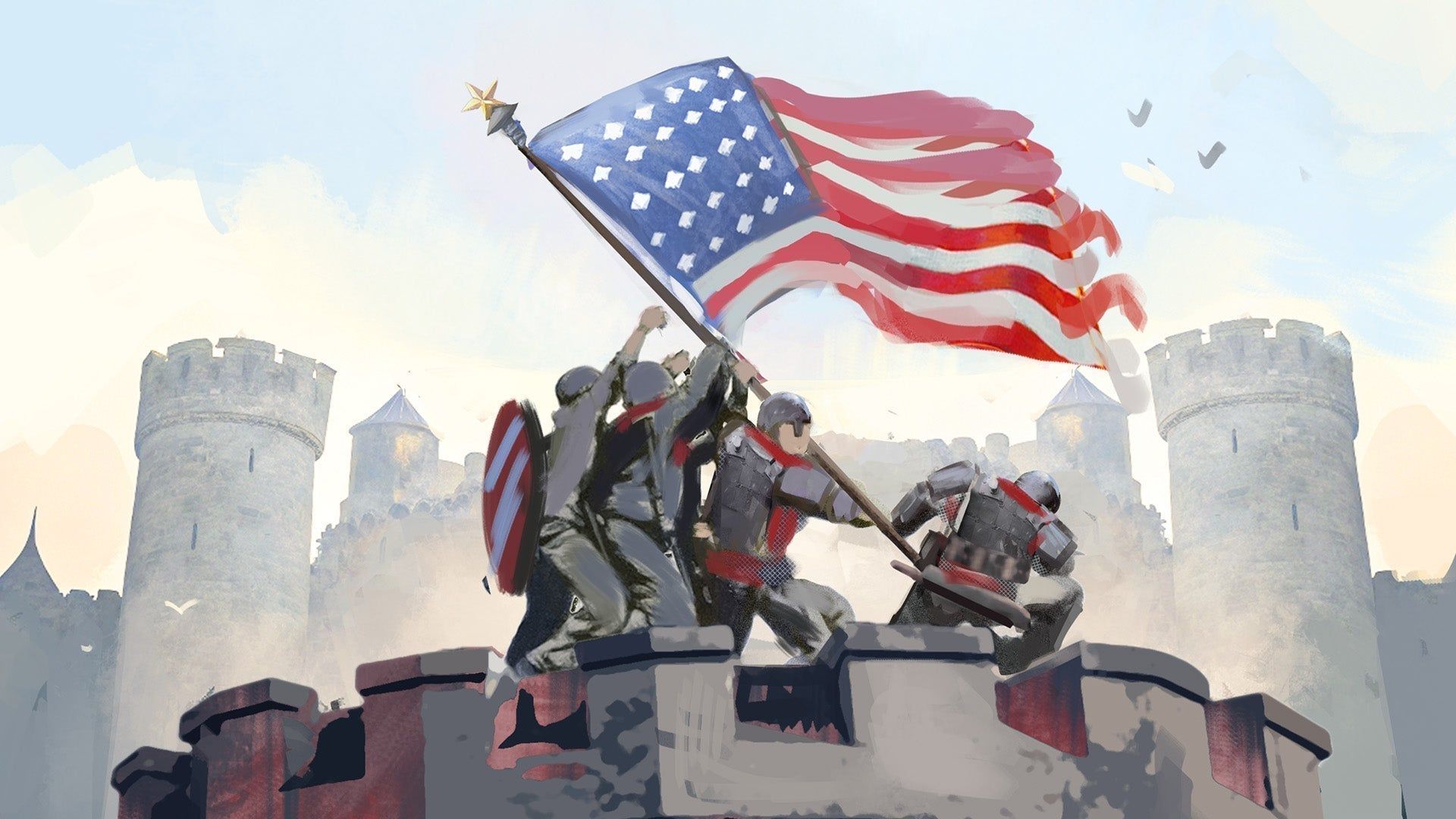 1920x1080 A Medieval America: First concepts and art from American Kingdoms